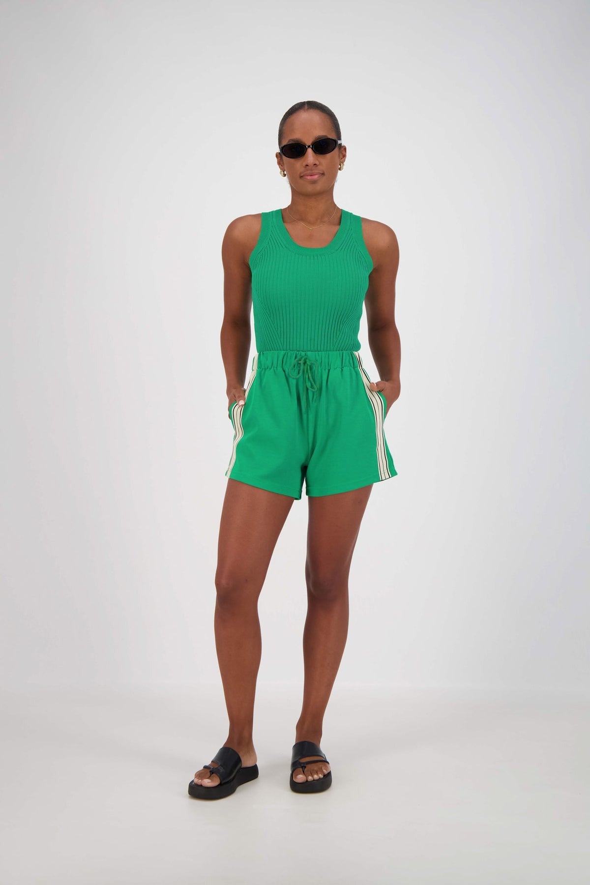 Jasmine Alexa | Panarea Shorts Green
