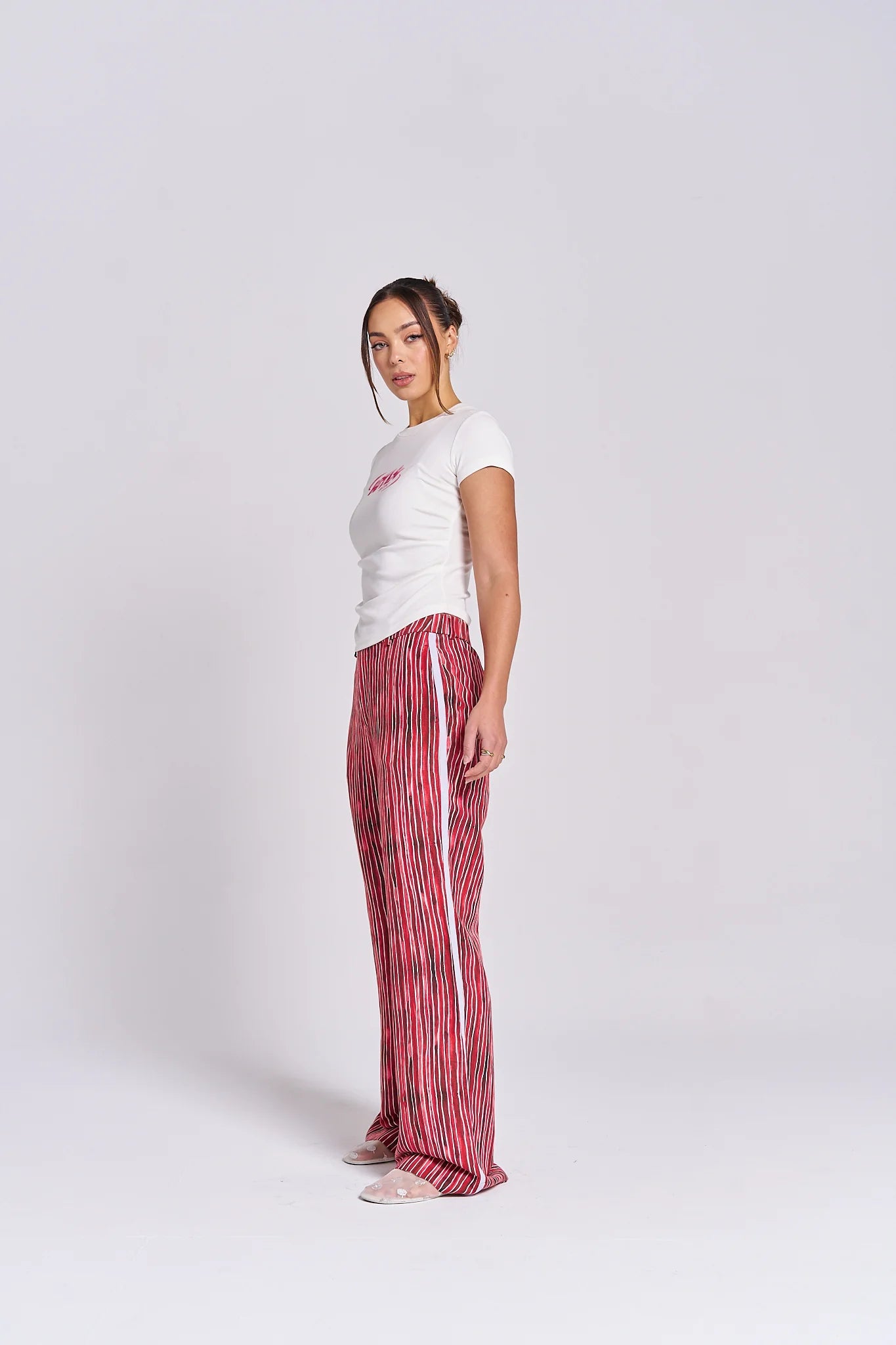 Maku The Label | Pomegranate Linen Pants