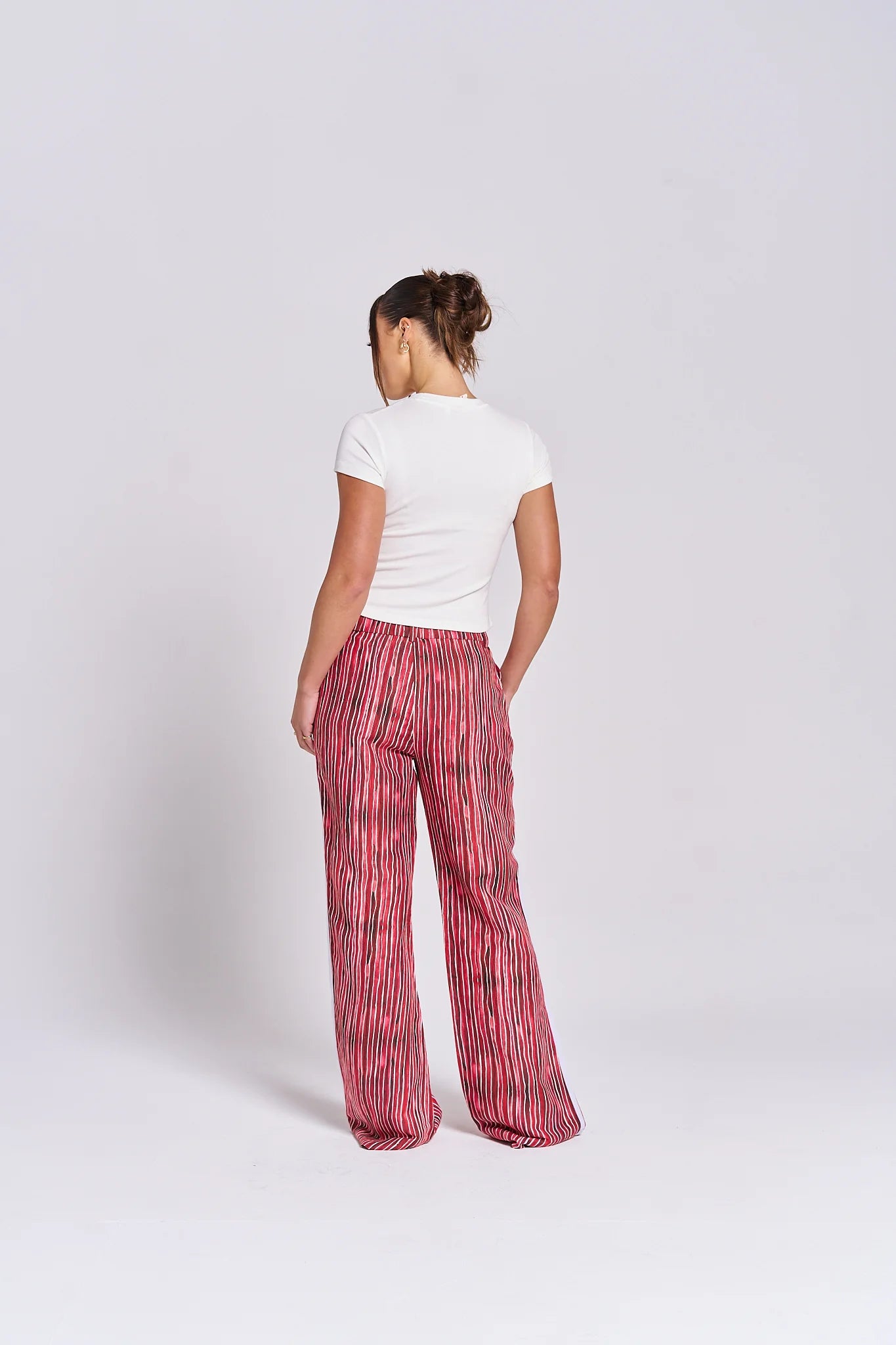 Maku The Label | Pomegranate Linen Pants