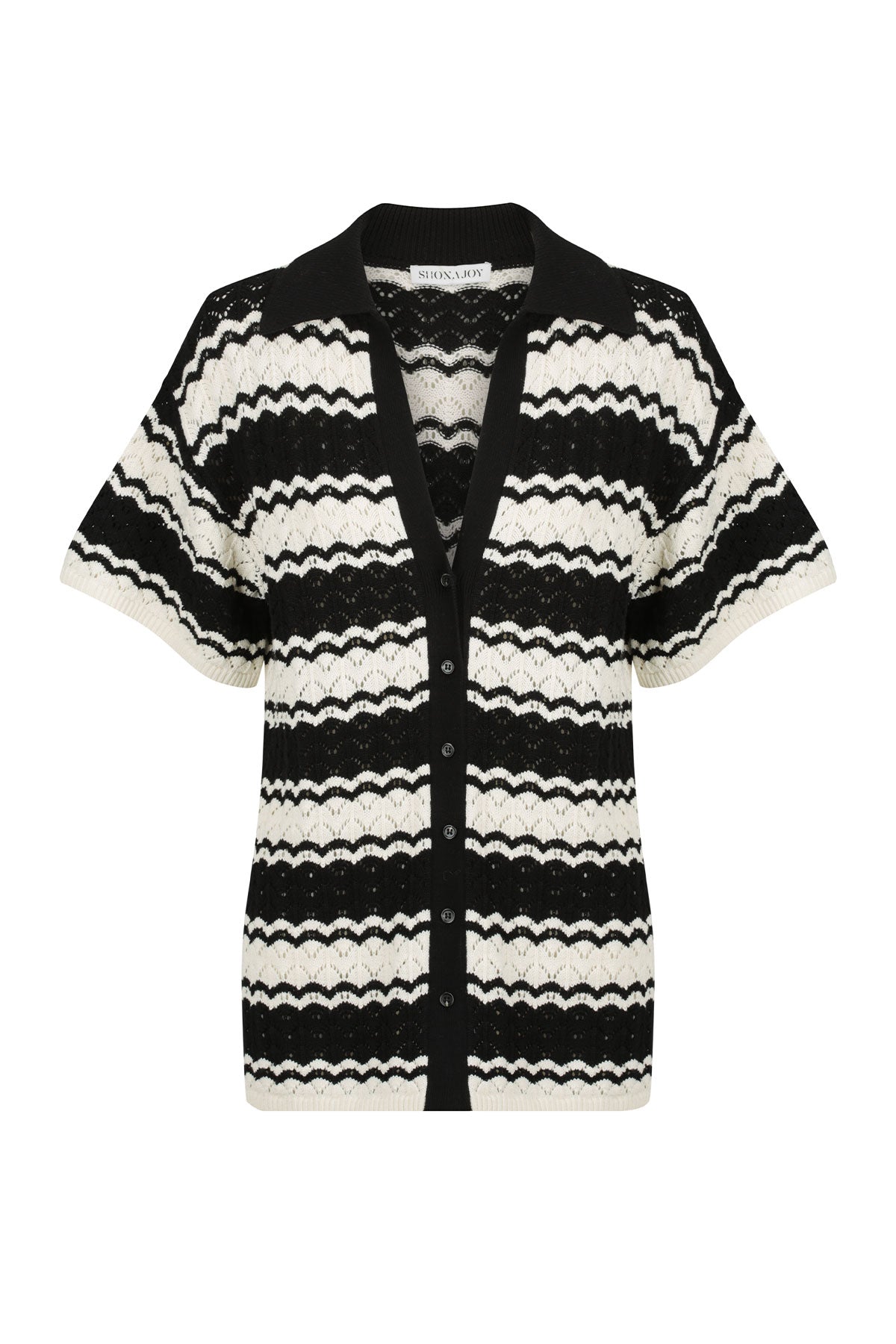 Shona Joy | Ravello Crochet Relaxed Shirt