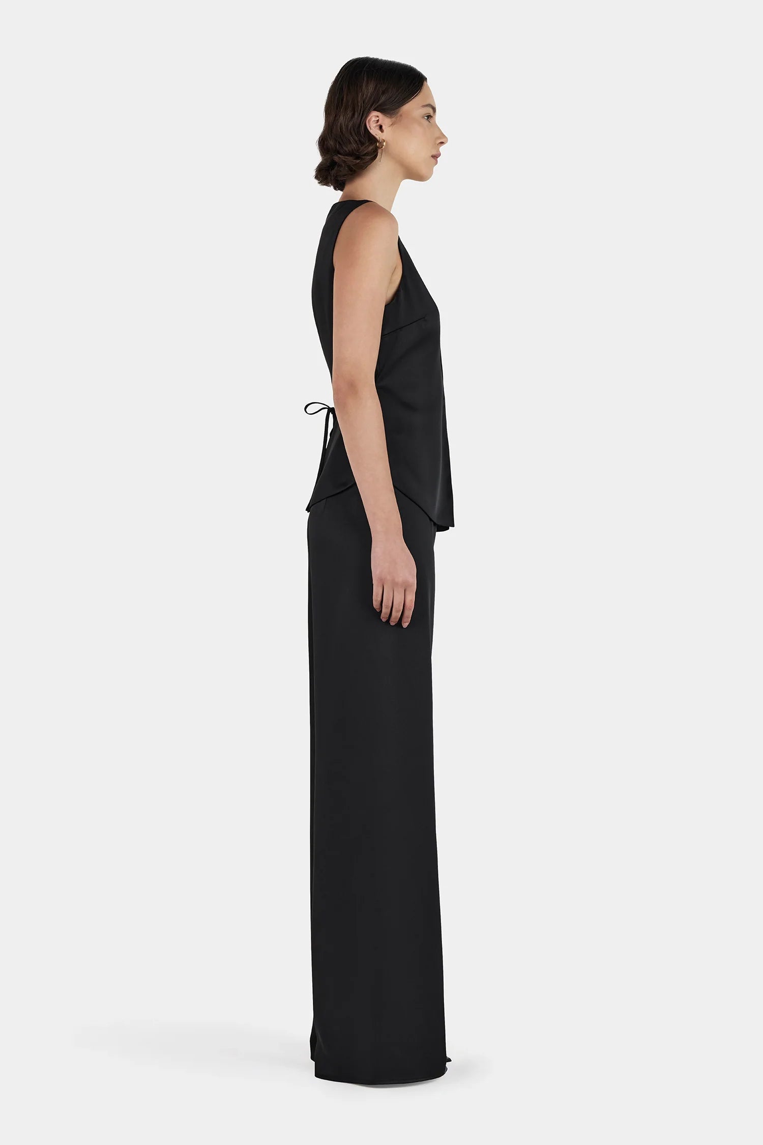 Hansen & Gretel | Lane Satin Pant - Black