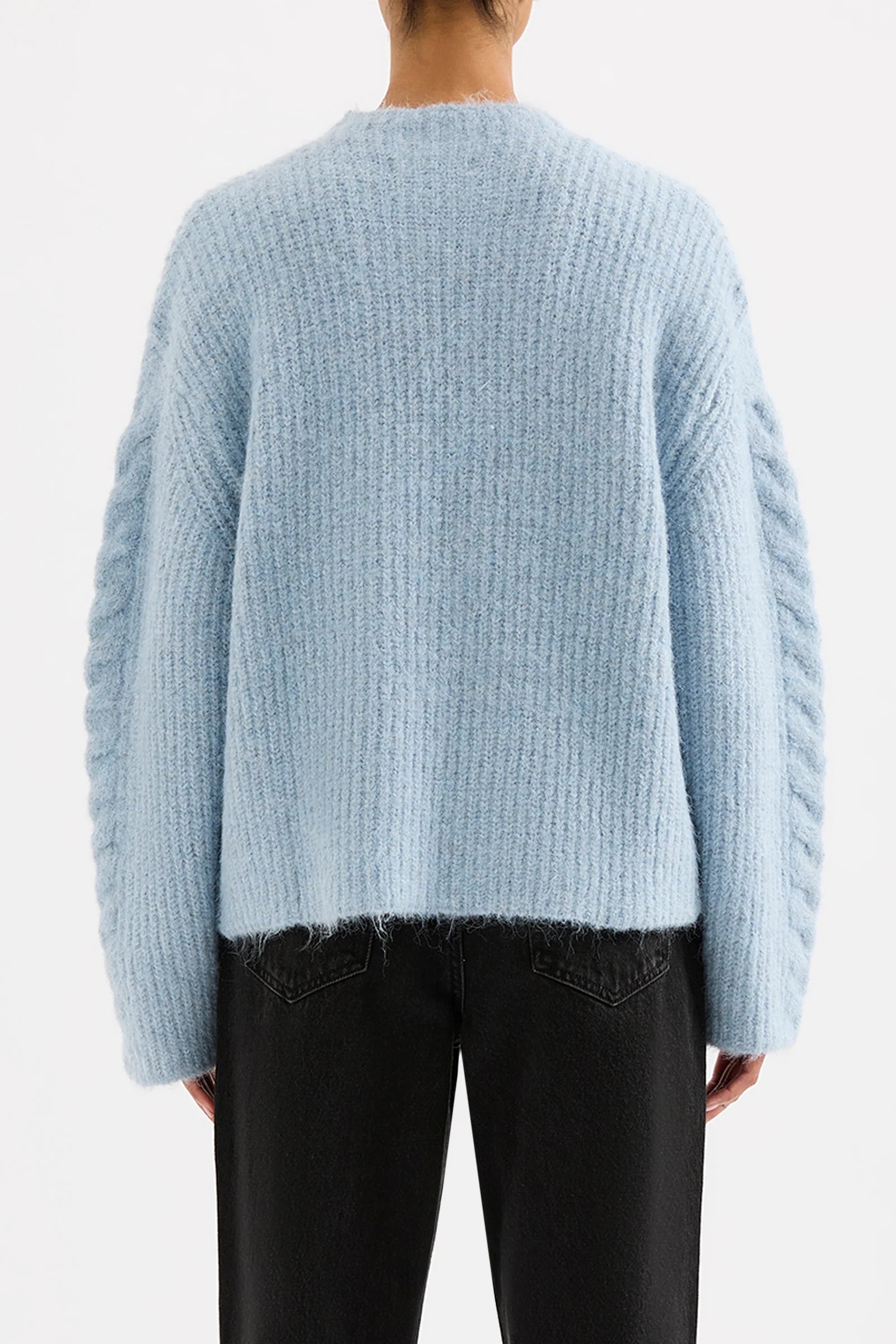Nude Lucy | Paige Cable Knit - Sky