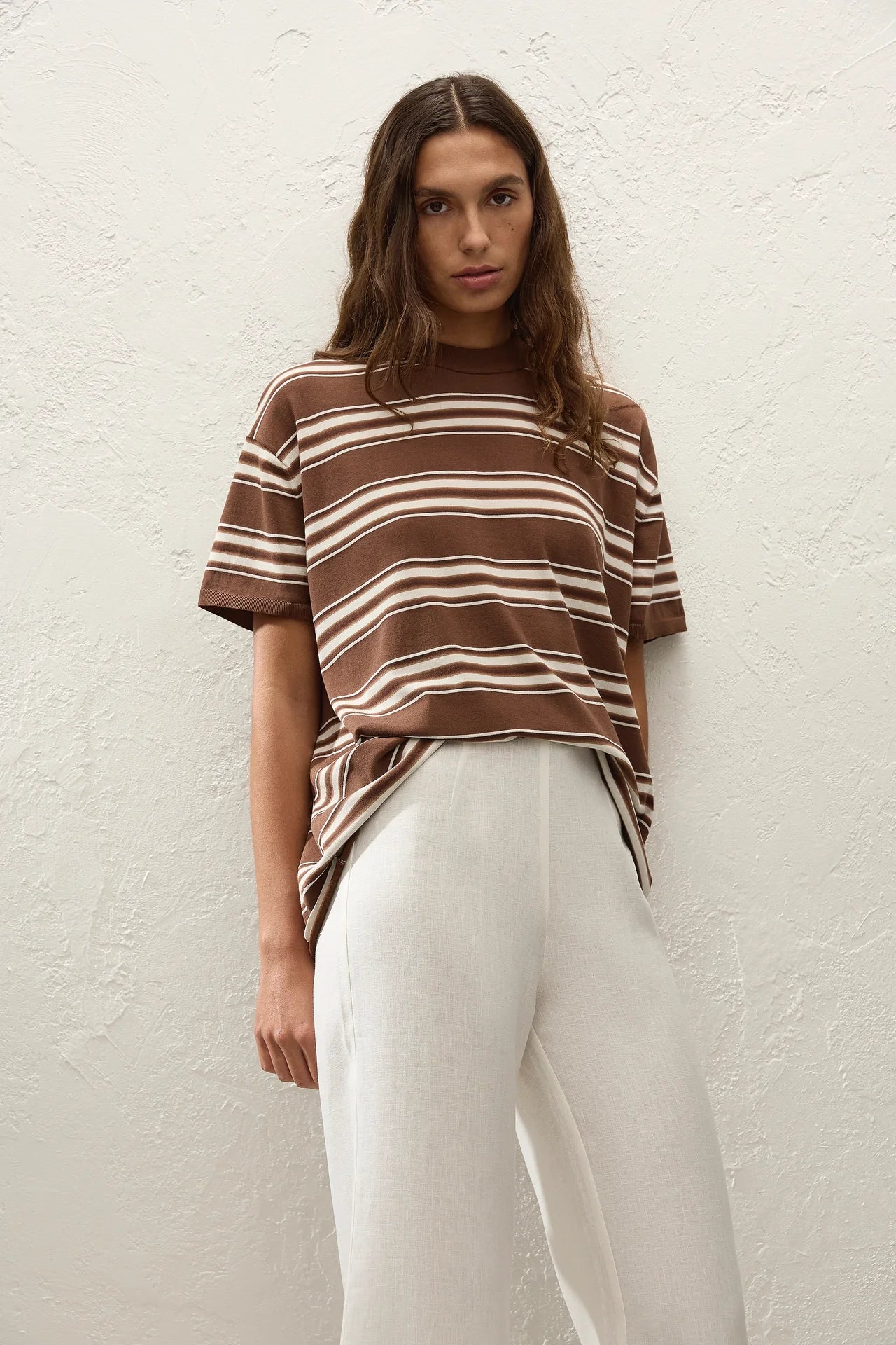 Faithfull The Label | Le Paz Top - Ombre Stripe Macro Carob