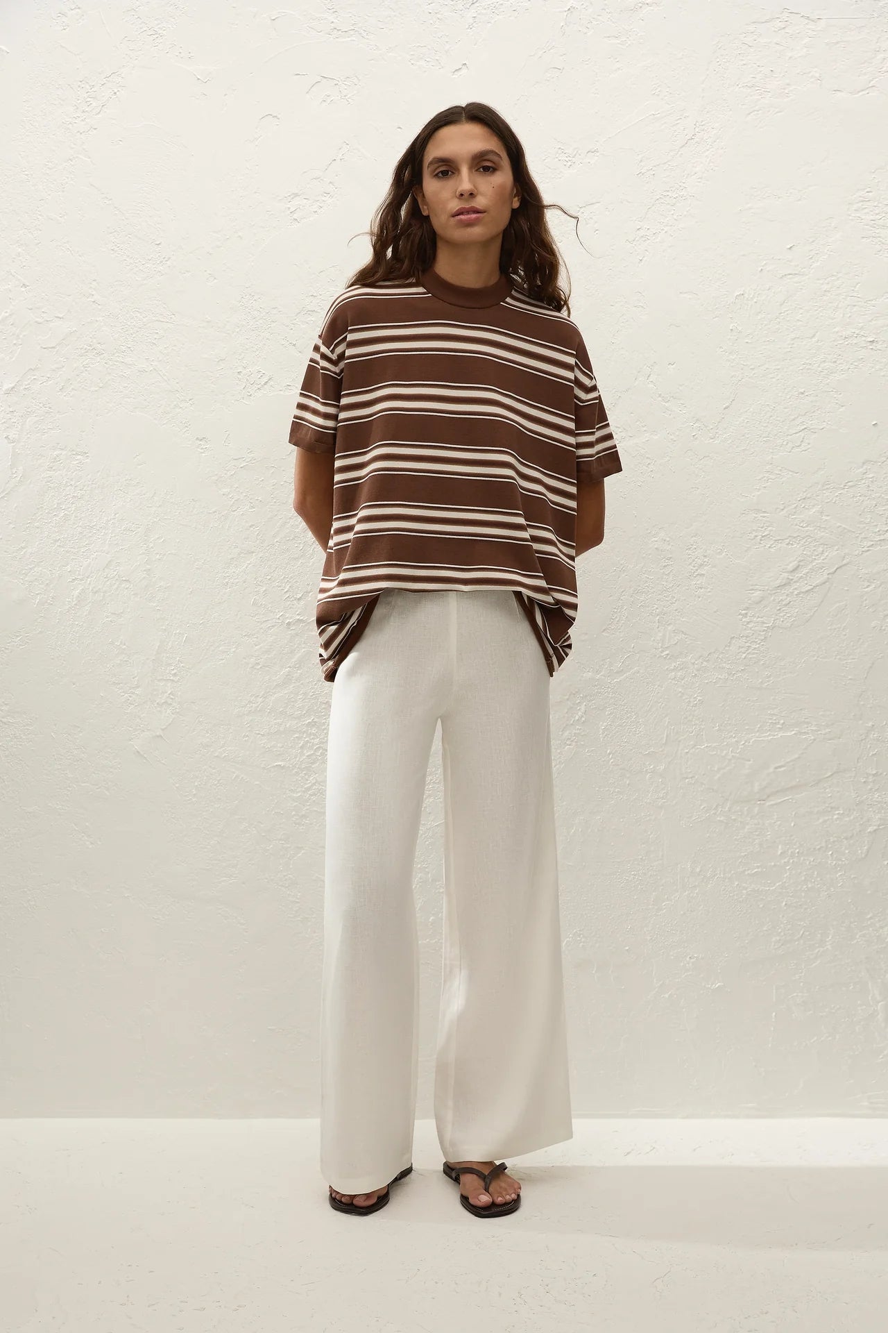Faithfull The Label | Le Paz Top - Ombre Stripe Macro Carob