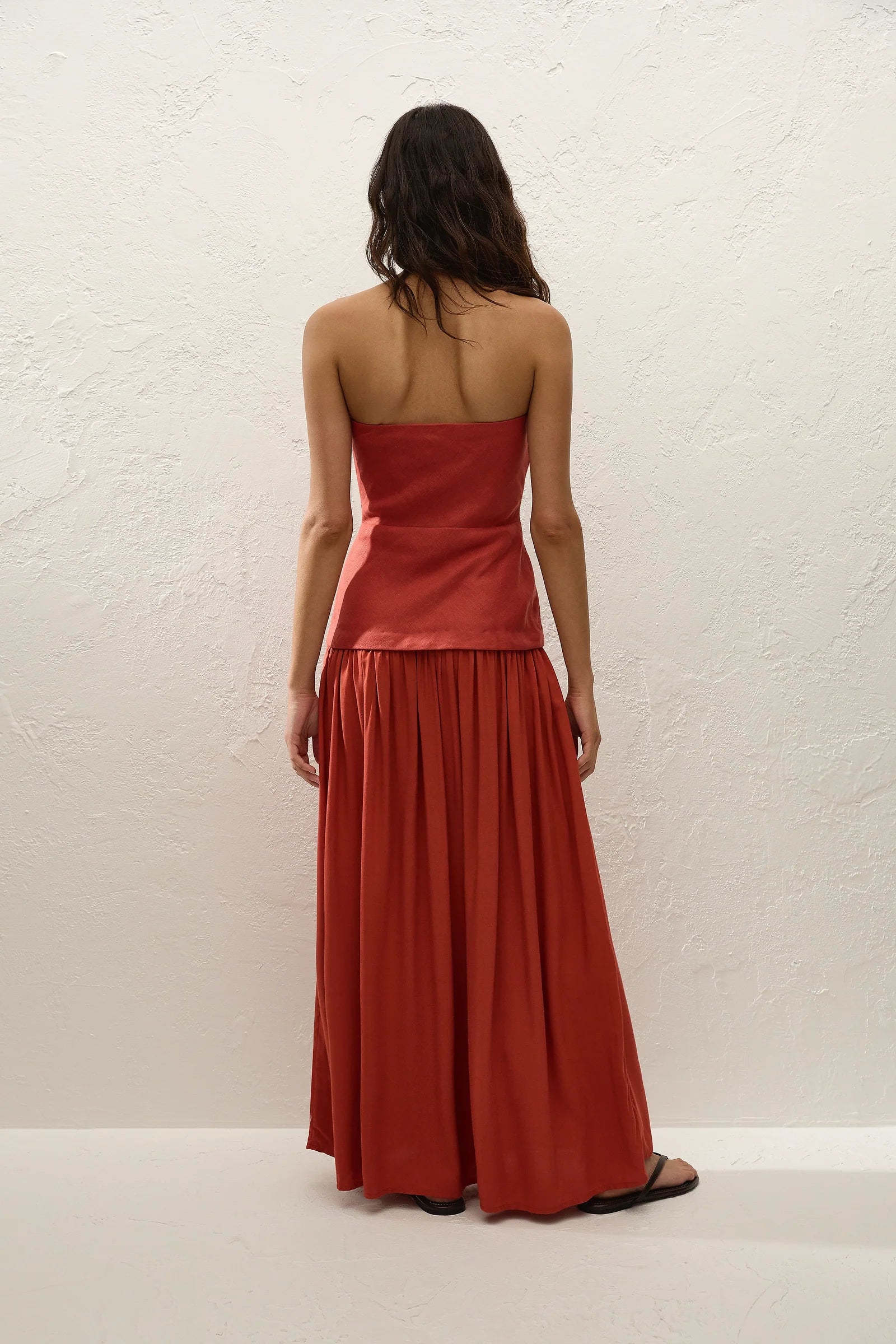 Faithfull The Brand | Hedy Maxi Dress - Dusty Tomato