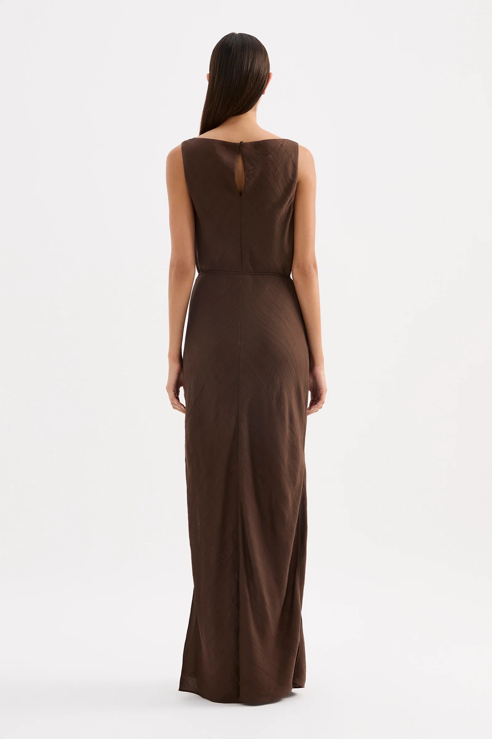 Nude Lucy | Serine Maxi Dress - Chocolate
