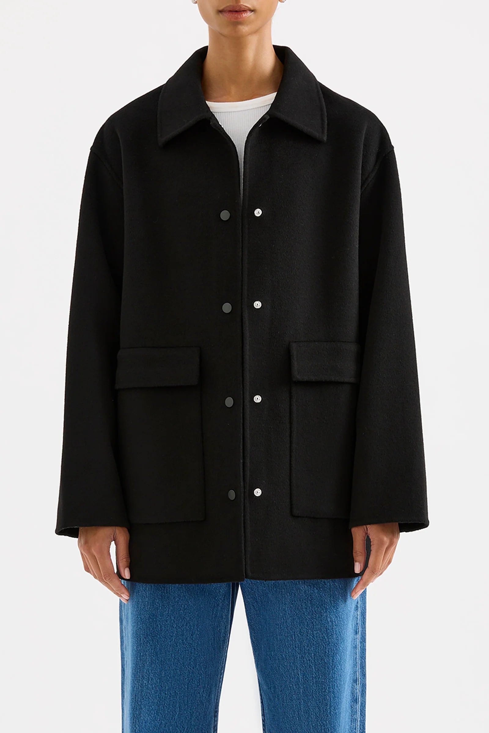 Nude Lucy | Levi Wool Coat - Black