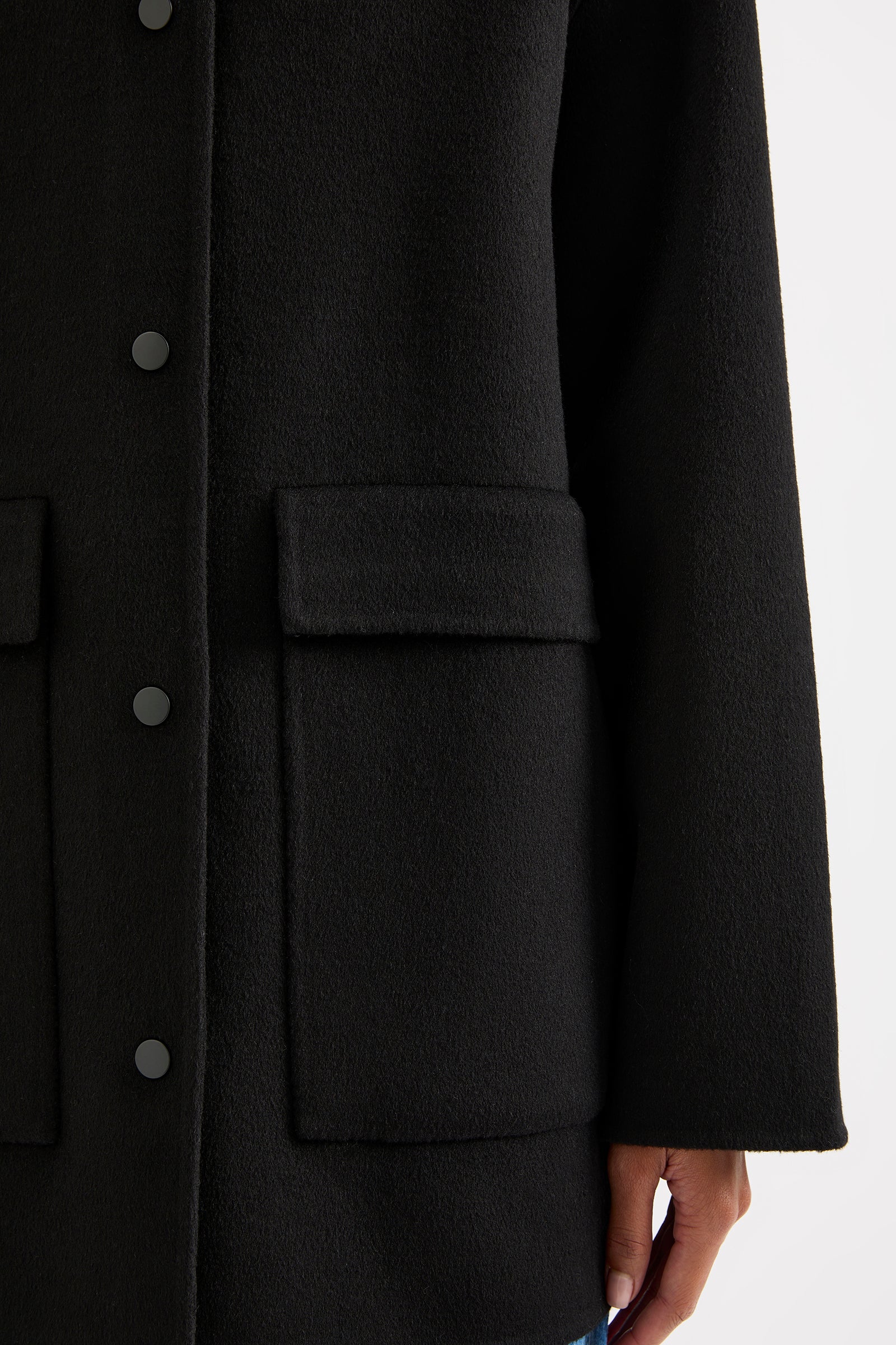 Nude Lucy | Levi Wool Coat - Black