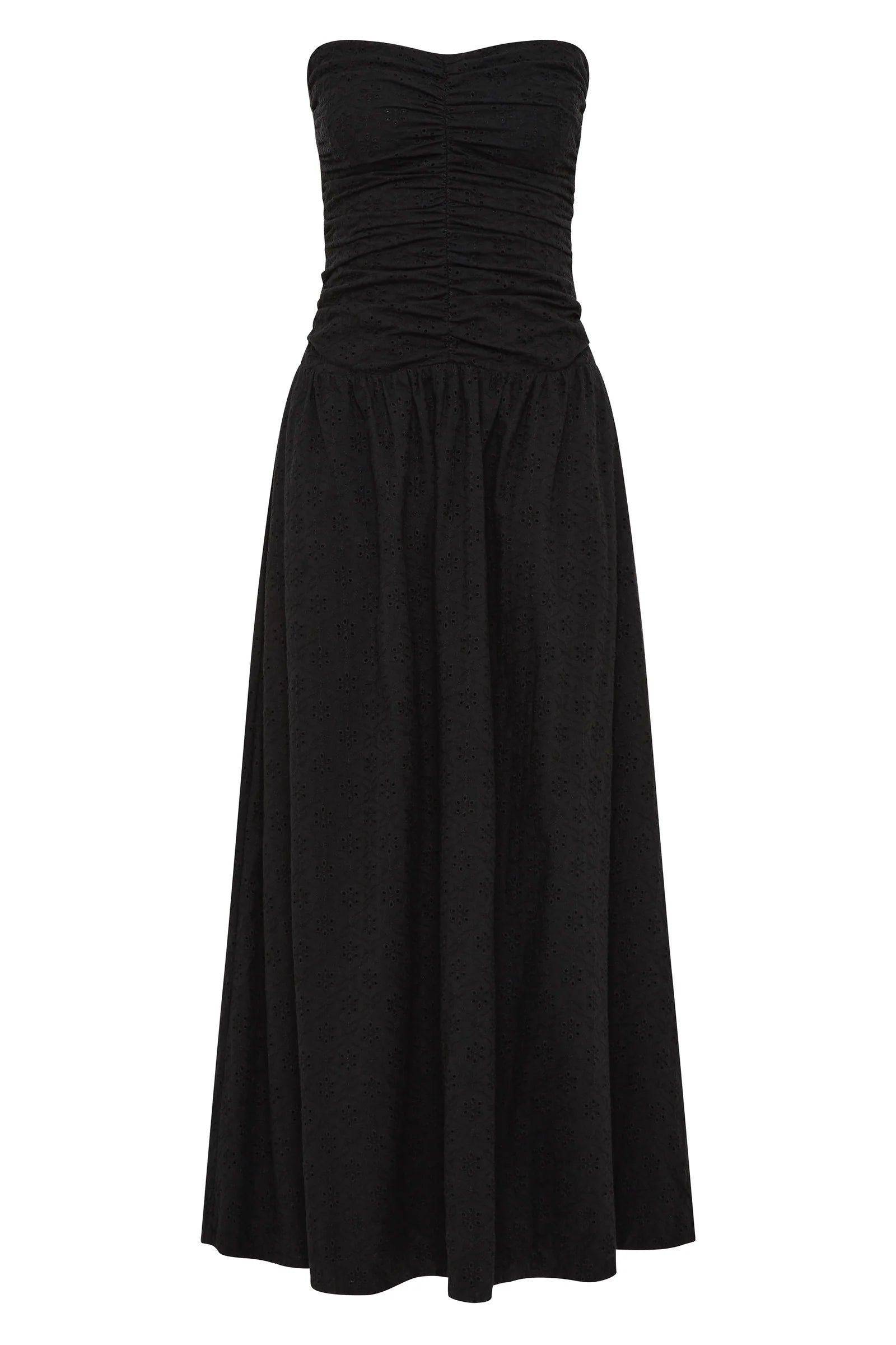 Faithfull The Brand | Lia Maxi Dress - Valentina Broderie Black