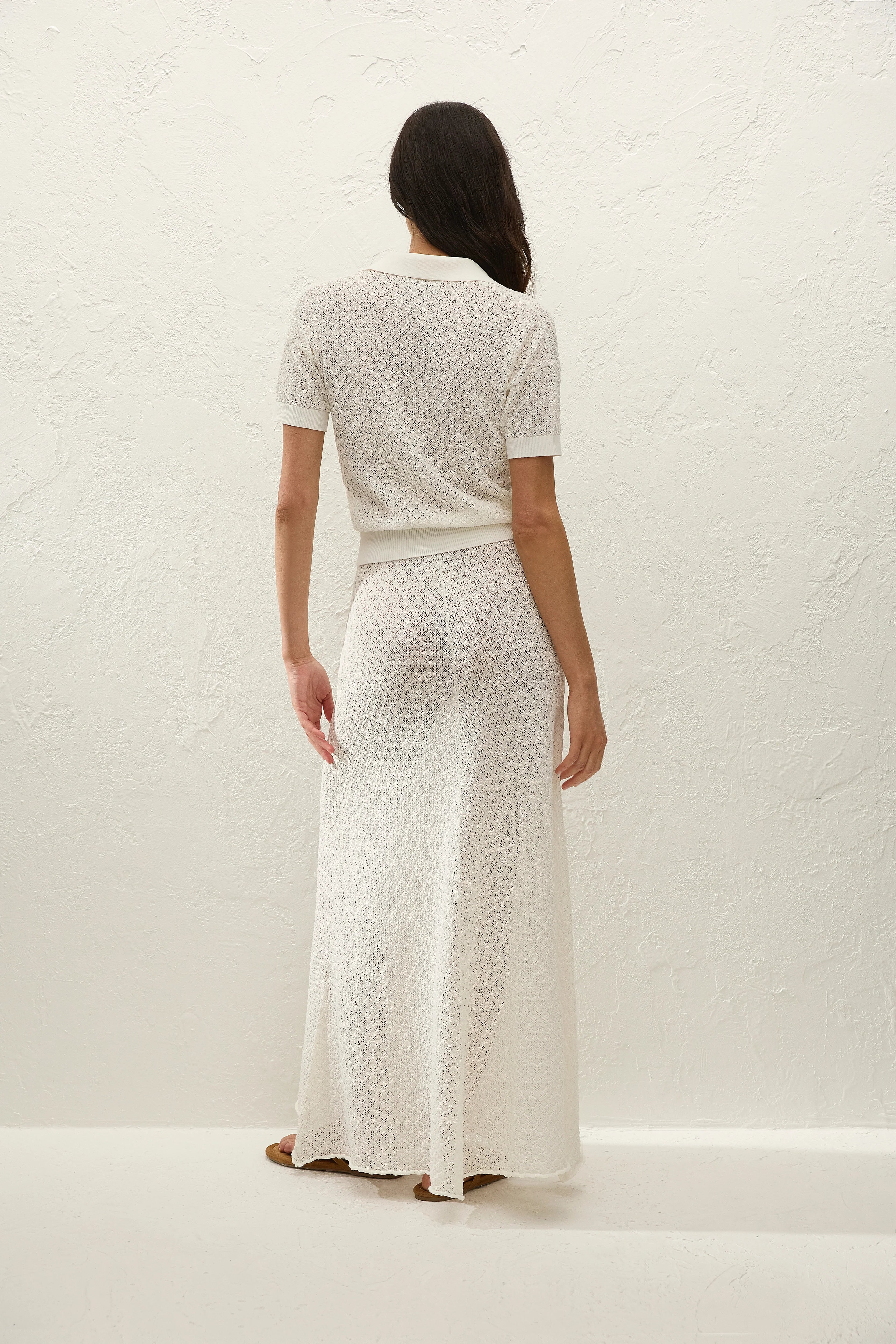 Faithfull The Brand | Lenna Skirt - Pointelle Lace White