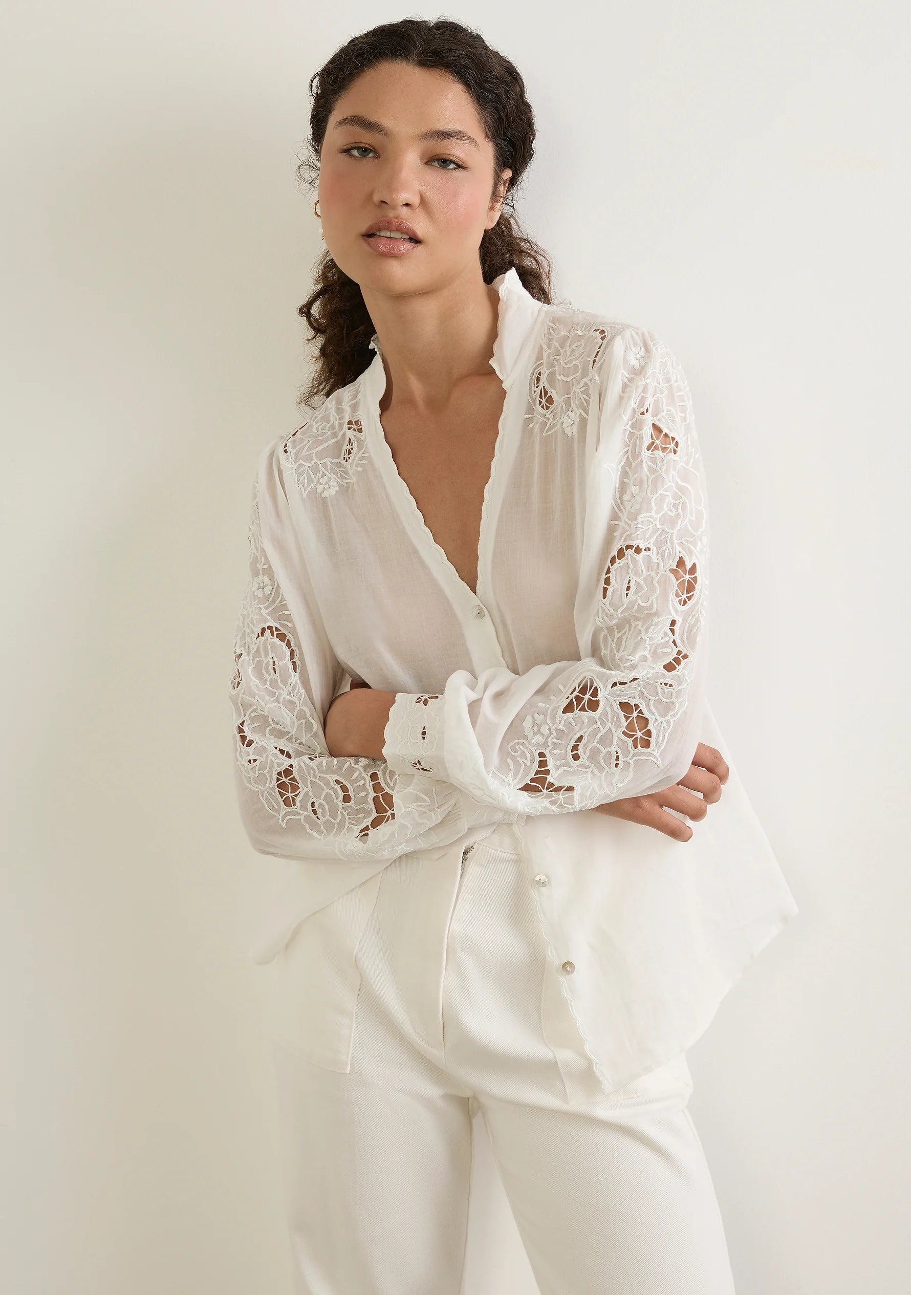 Auguste The Label | Talia Blouse - White