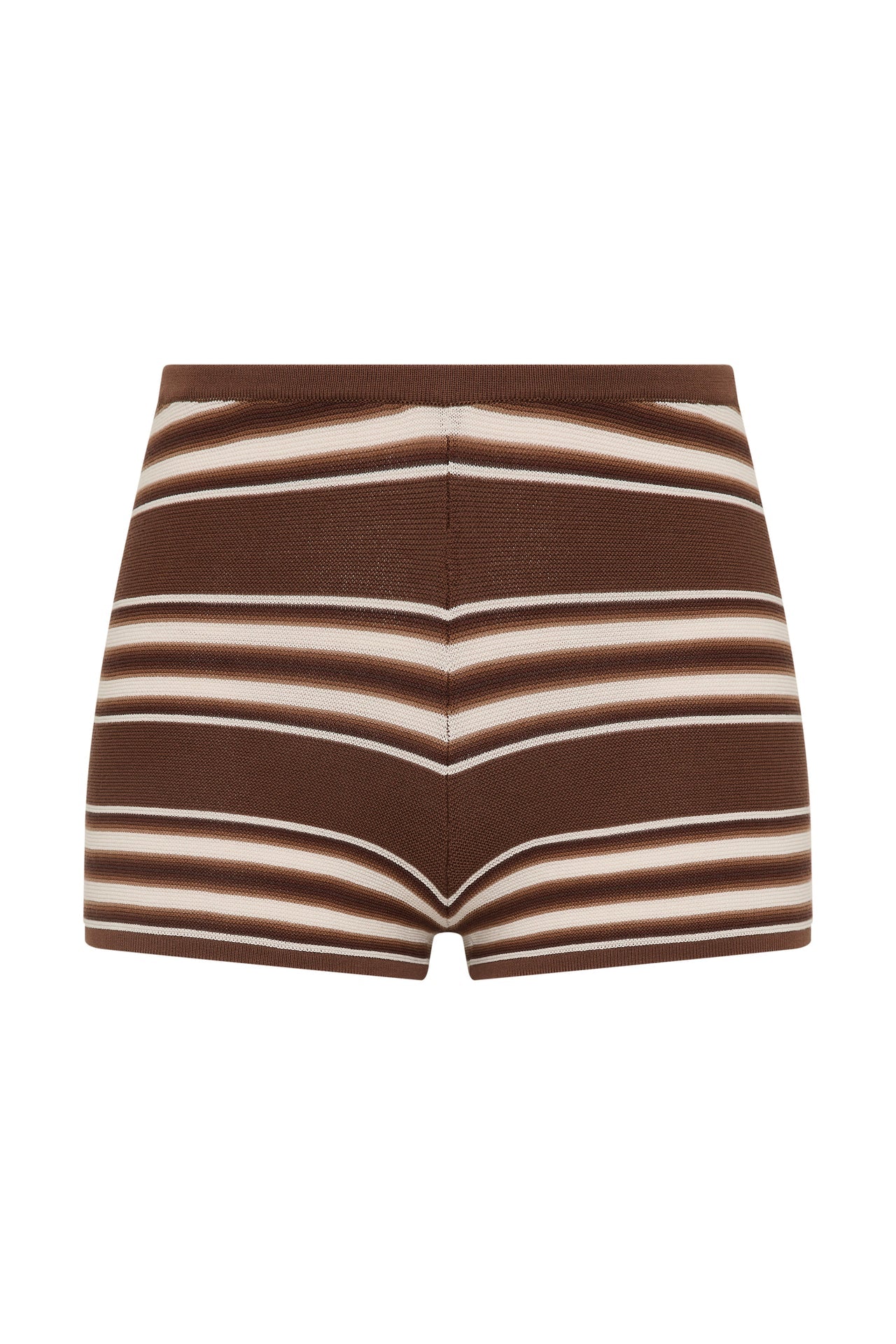 Faithfull The Label | Playa Mini Short - Ombre Stripe Macro Carob