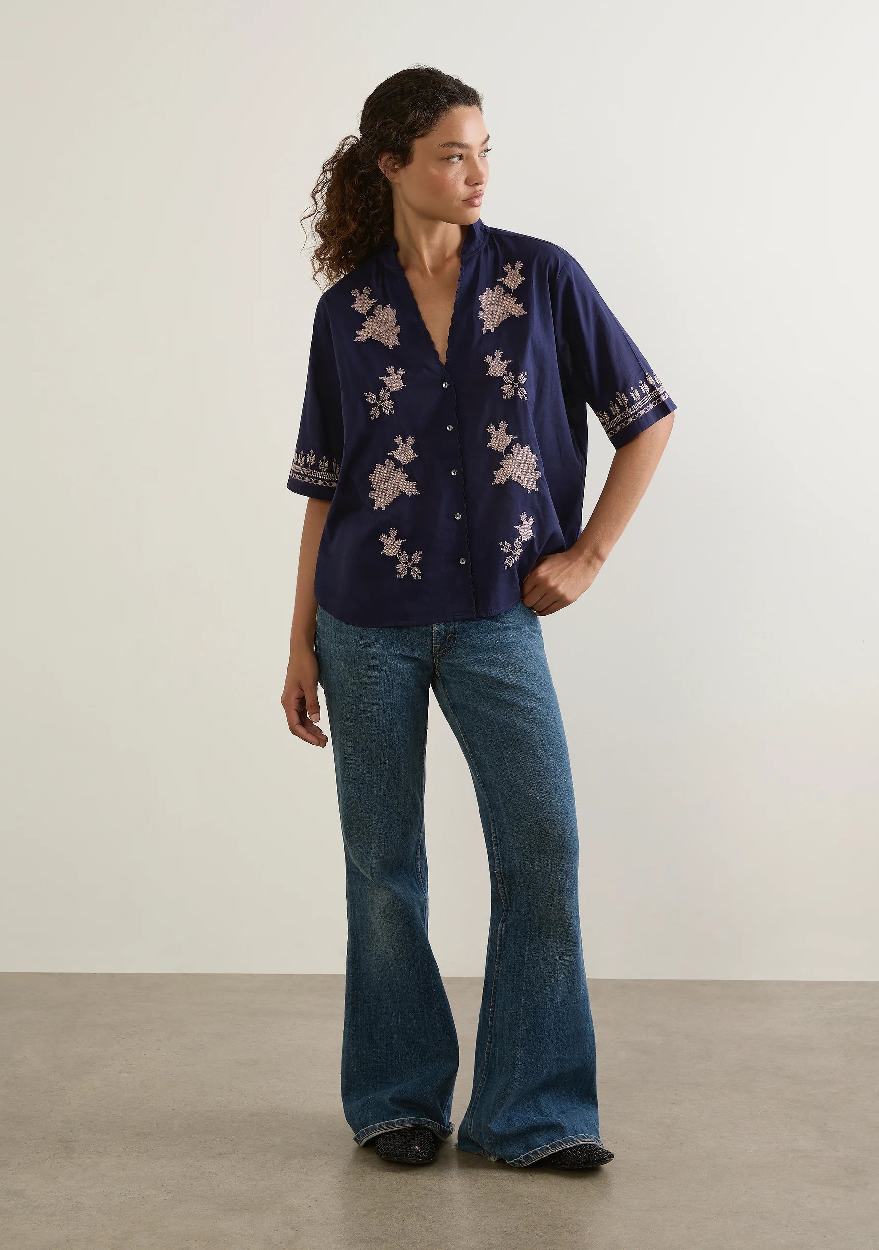 Auguste The Label | Reign Blouse - Blue