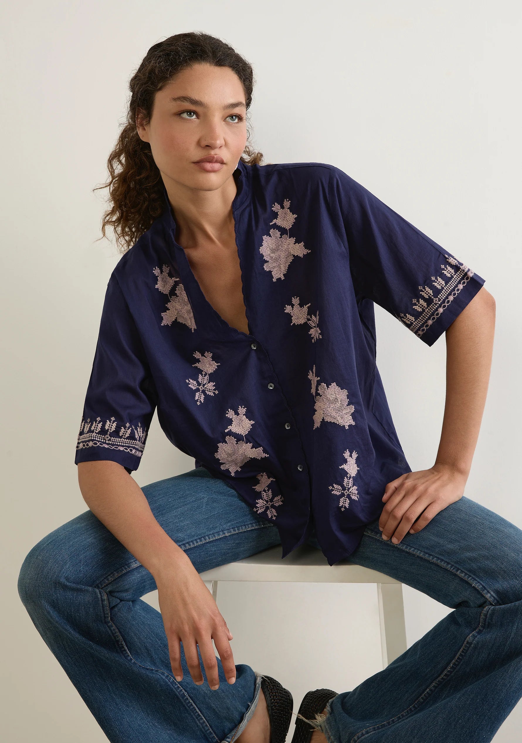 Auguste The Label | Reign Blouse - Blue
