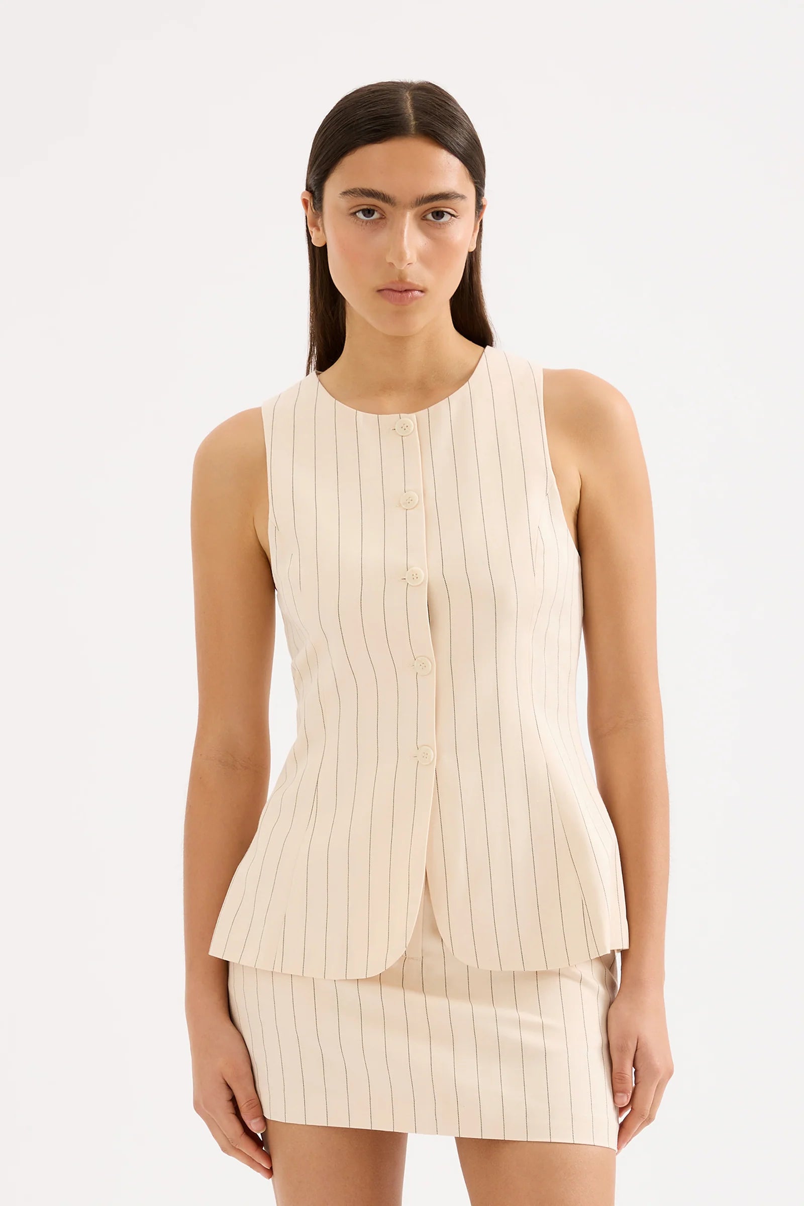 Nude Lucy | Irving Pinstripe Vest