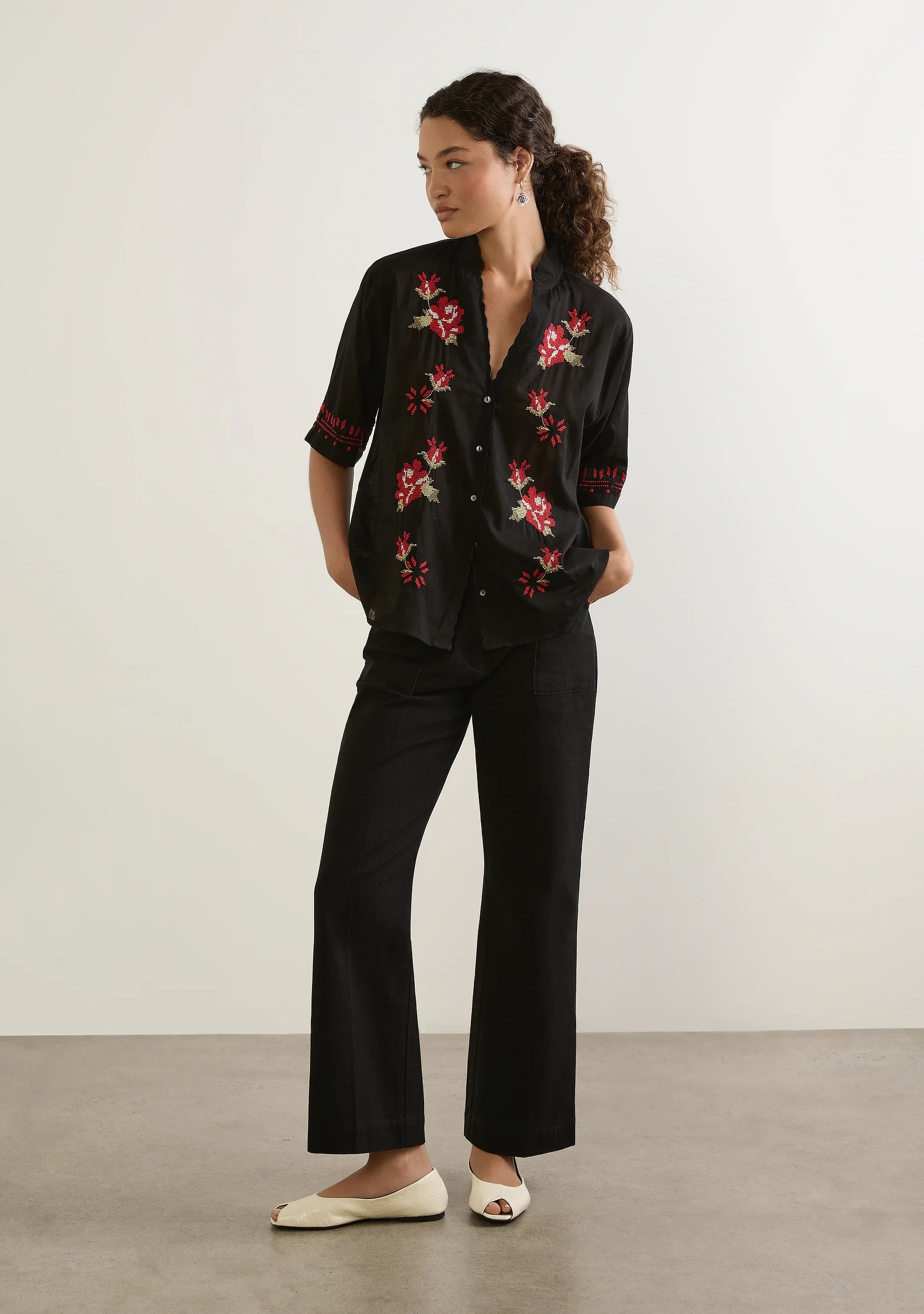 Auguste The Label | Reign Blouse - Black