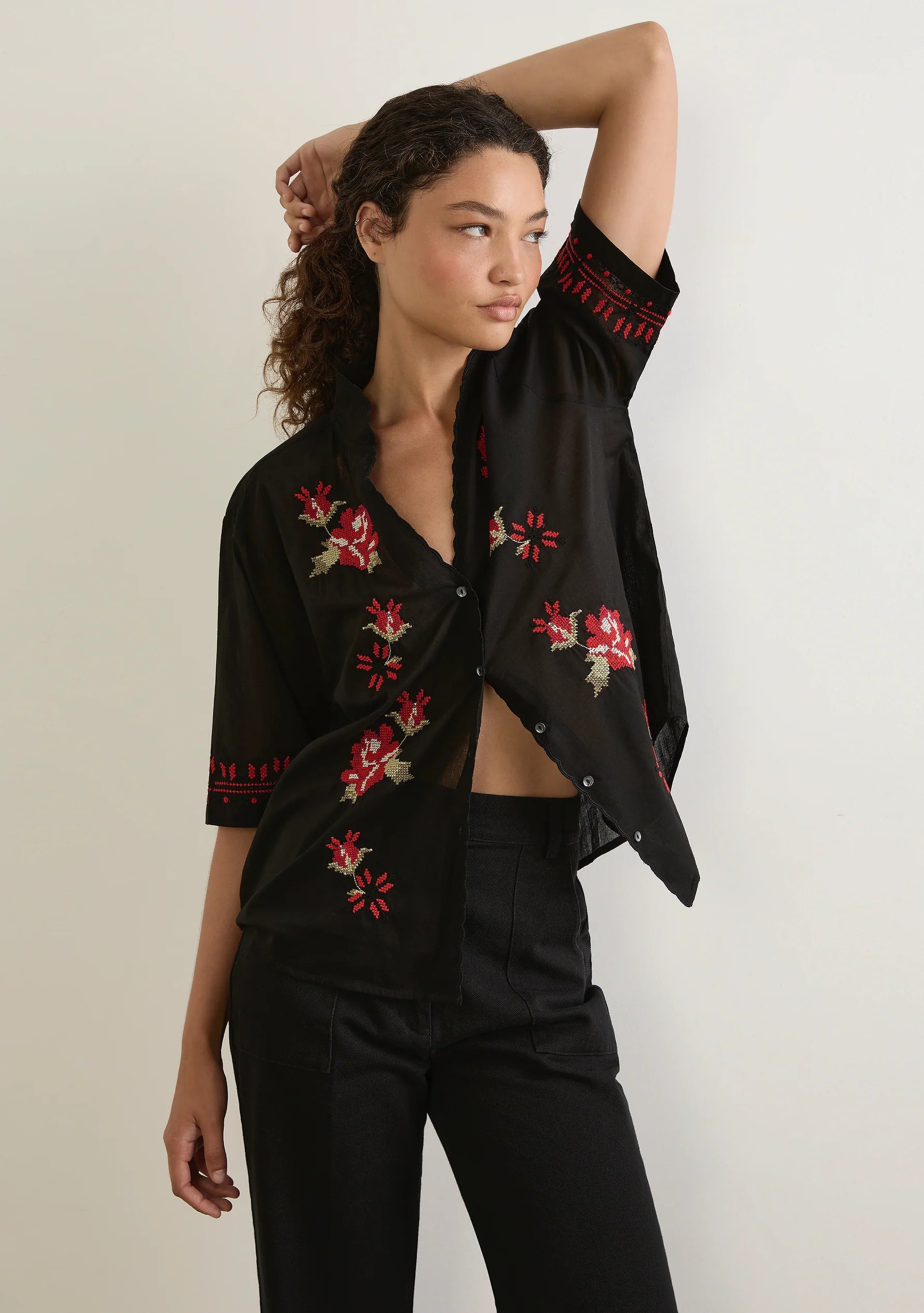 Auguste The Label | Reign Blouse - Black