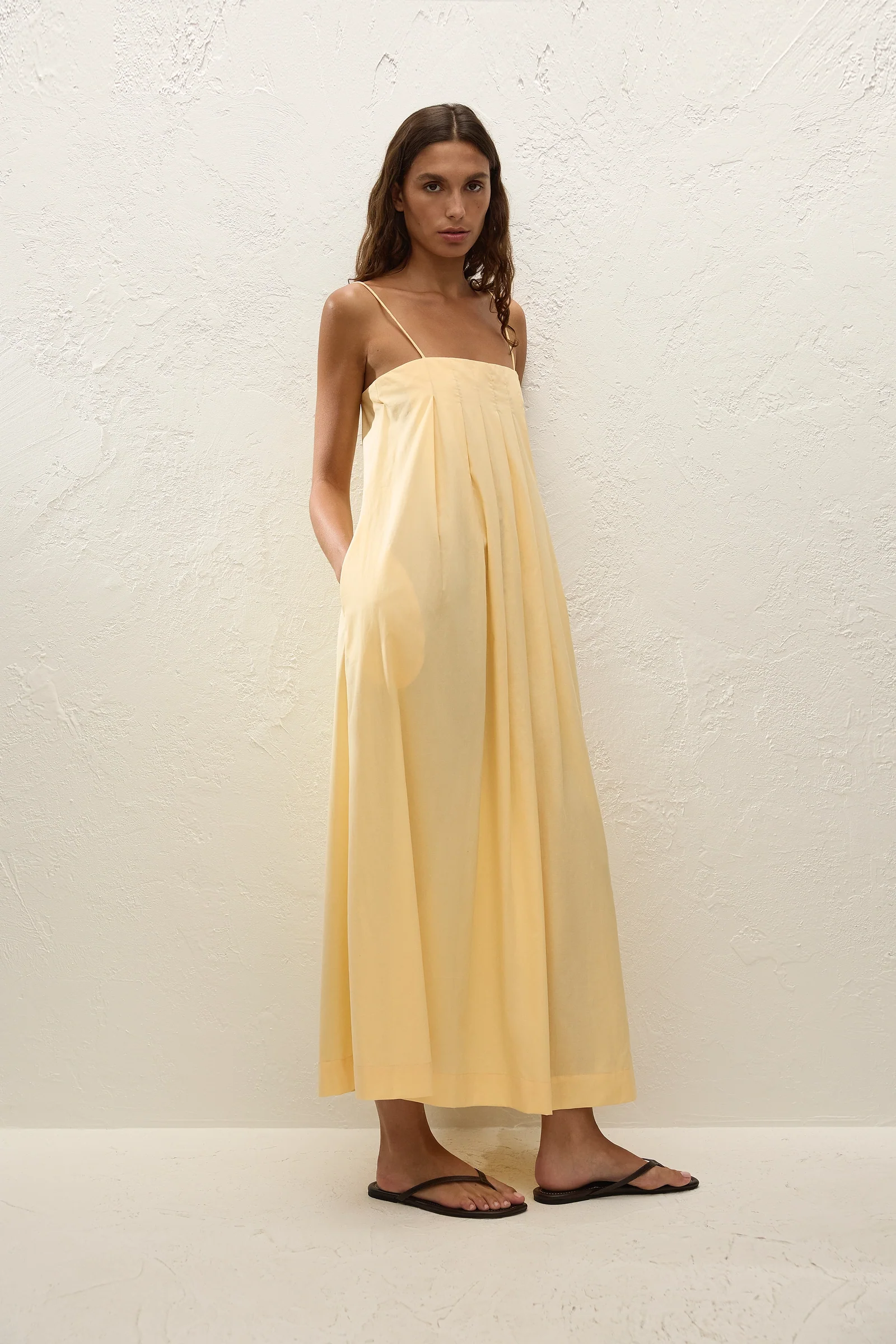 Faithfull The Brand | Lopez Midi Dress - Banana