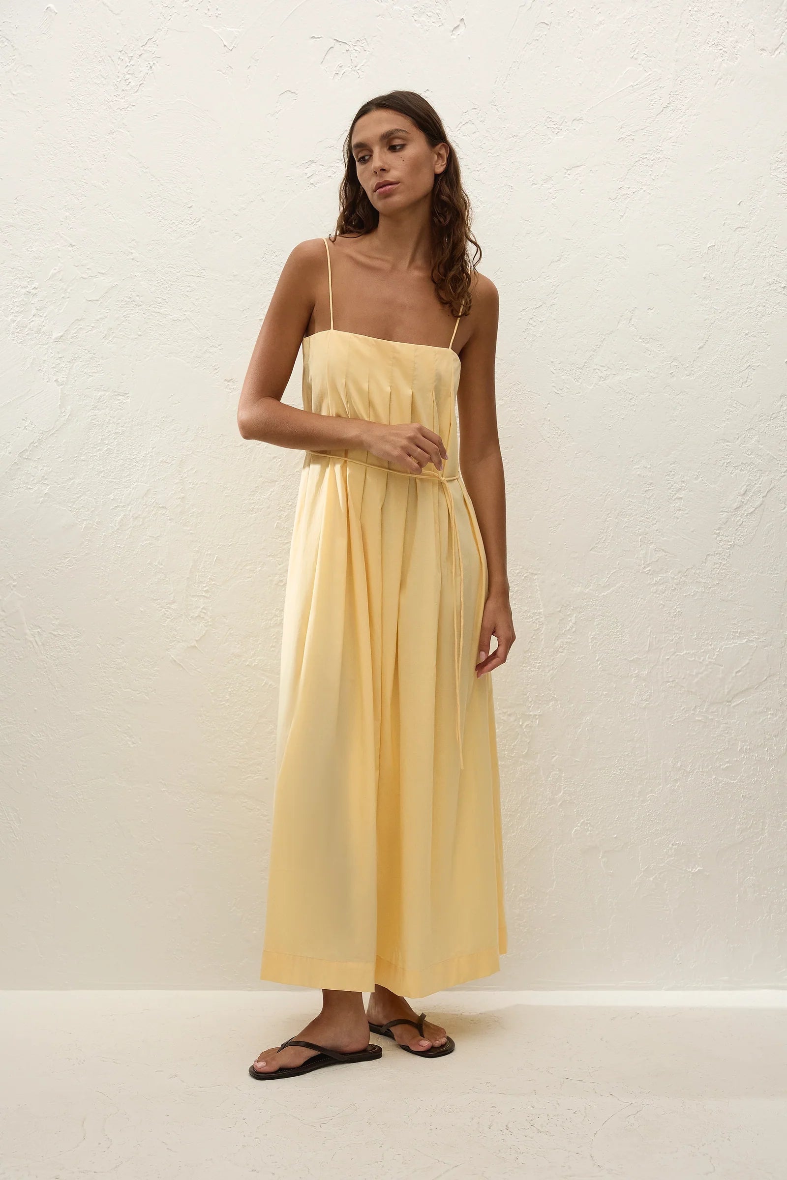 Faithfull The Brand | Lopez Midi Dress - Banana