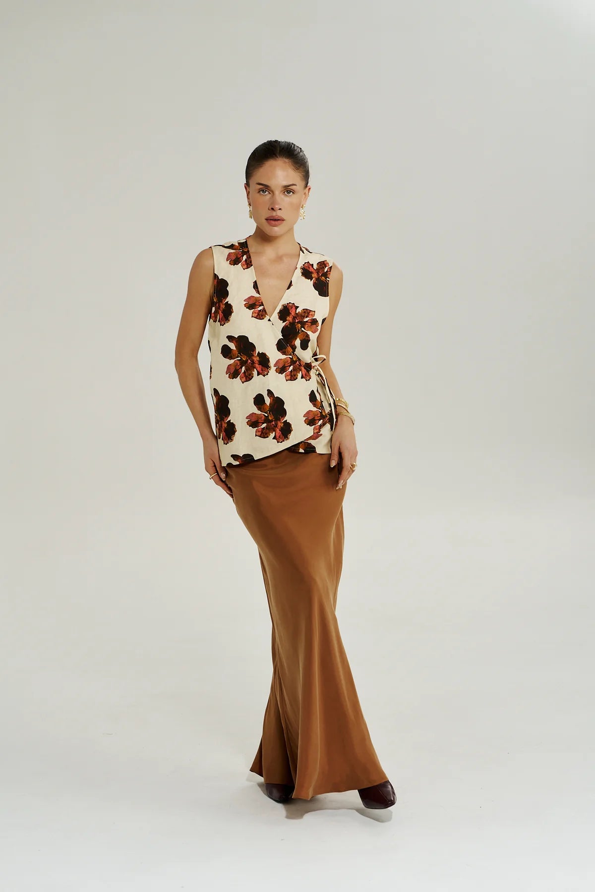 Summi Summi | Wrap Vest - Butter Fleur