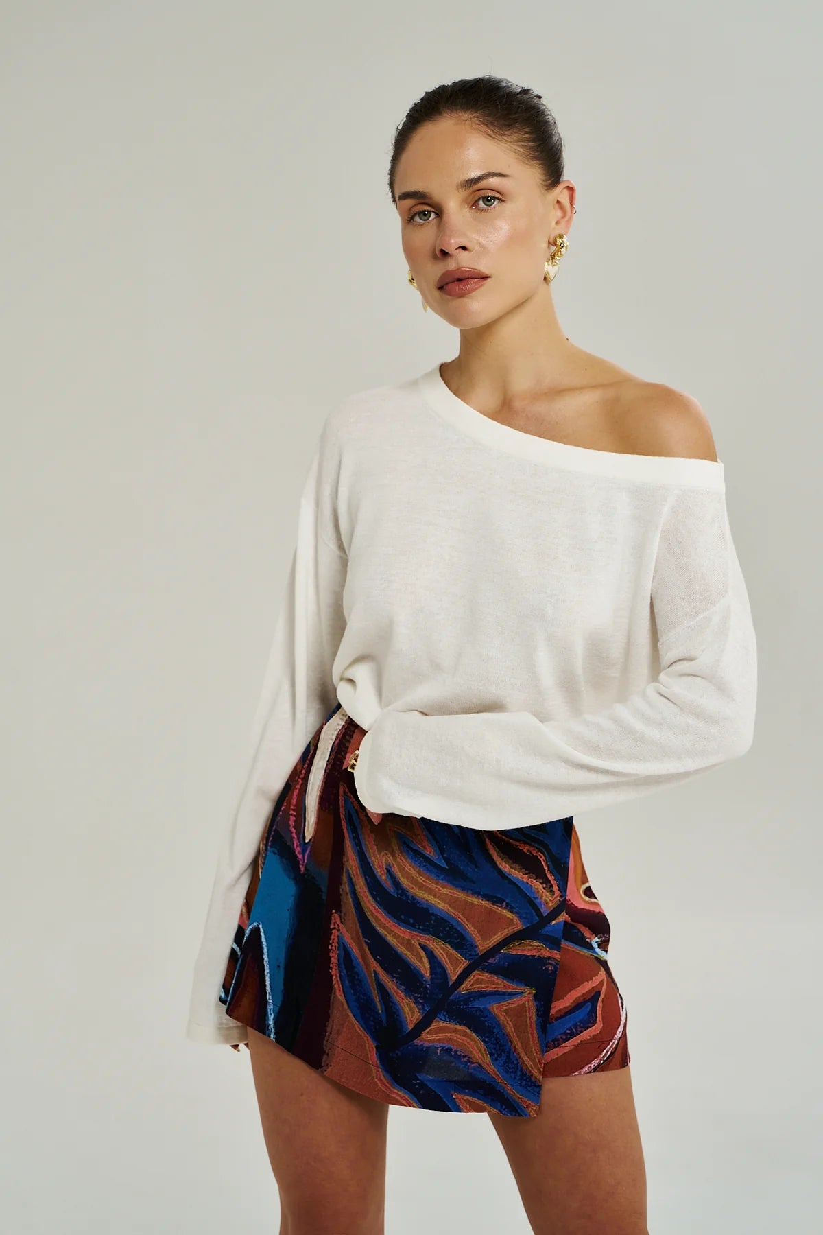 Summi Summi | Asym Skort - Bordeaux