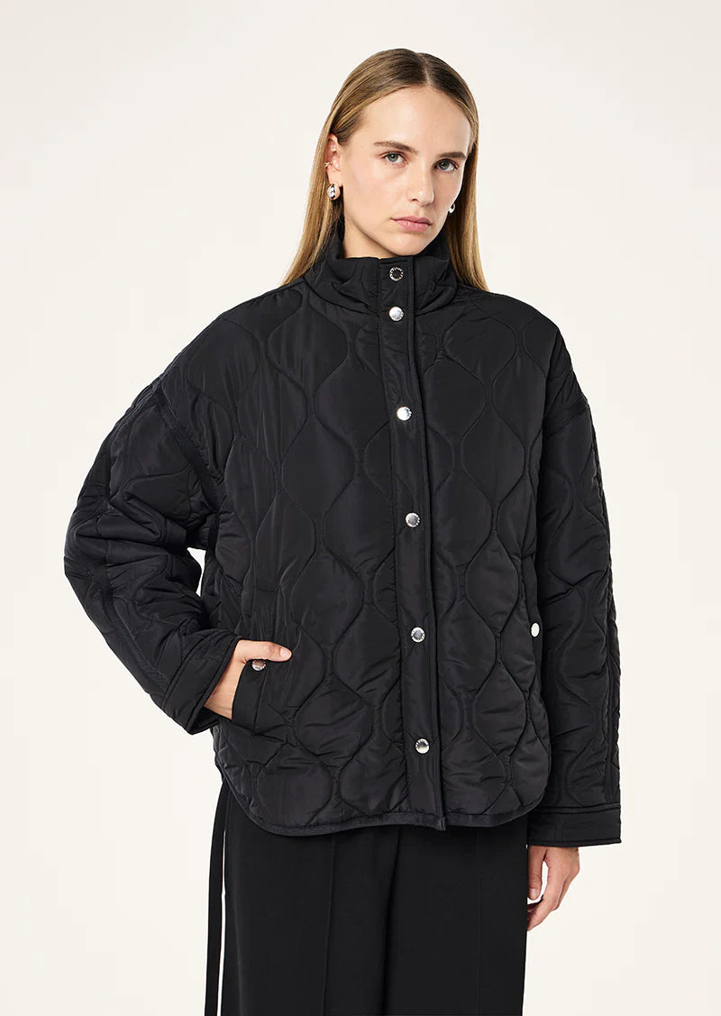 PE Nation | Surge Quilt Jacket - Black
