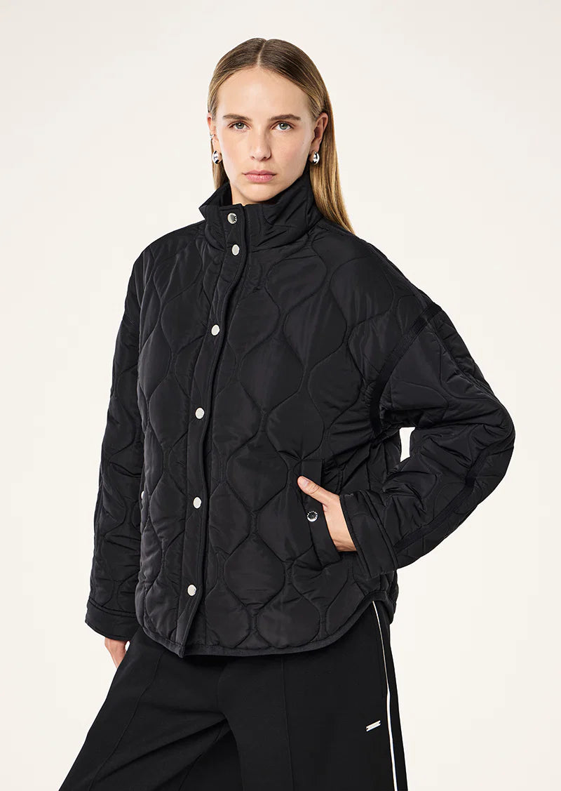 PE Nation | Surge Quilt Jacket - Black
