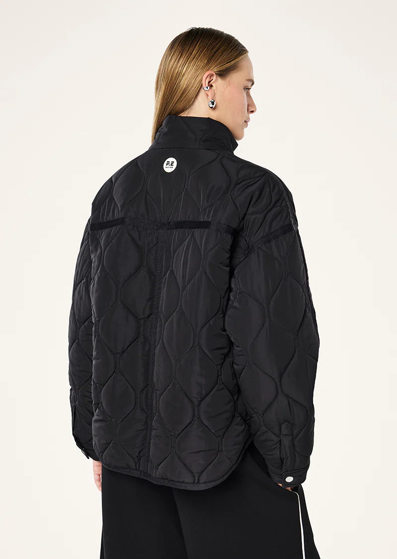 PE Nation | Surge Quilt Jacket - Black