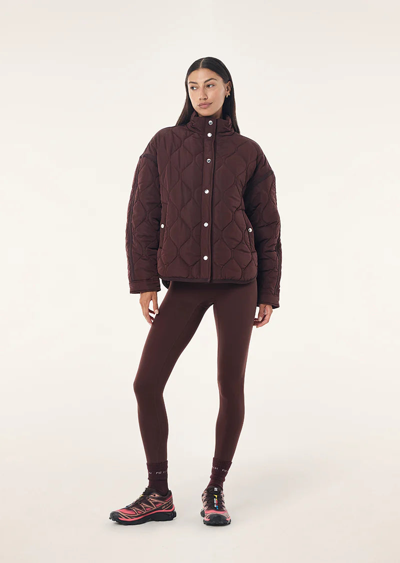 PE Nation | Surge Quilt Jacket - Mahogany