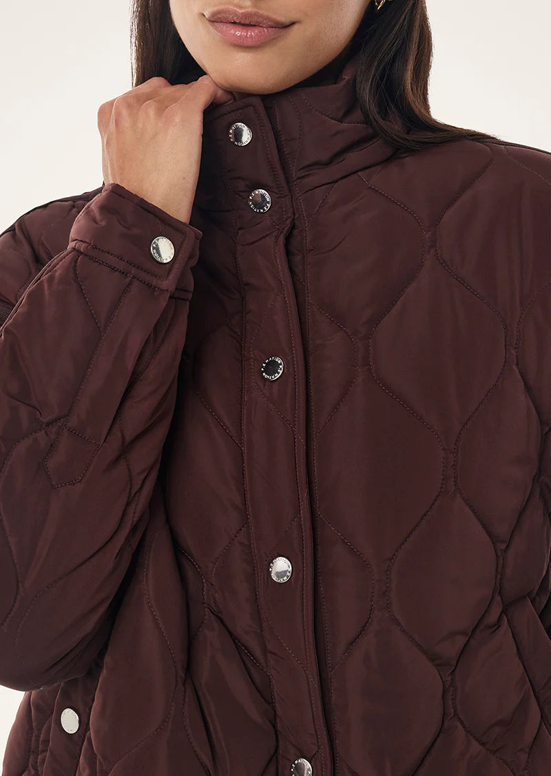 PE Nation | Surge Quilt Jacket - Mahogany