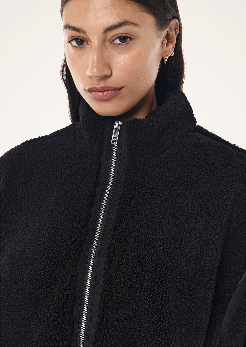 PE Nation | Surge Teddy Jacket - Black