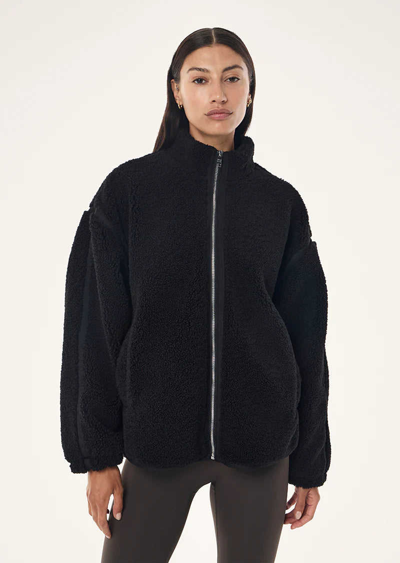 PE Nation | Surge Teddy Jacket - Black
