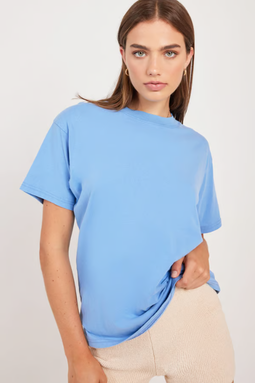 Nude Lucy | Organic Boyfriend Tee - Reef