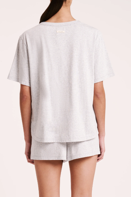 Nude Lucy | Lounge Jersey Tee - Grey Marle