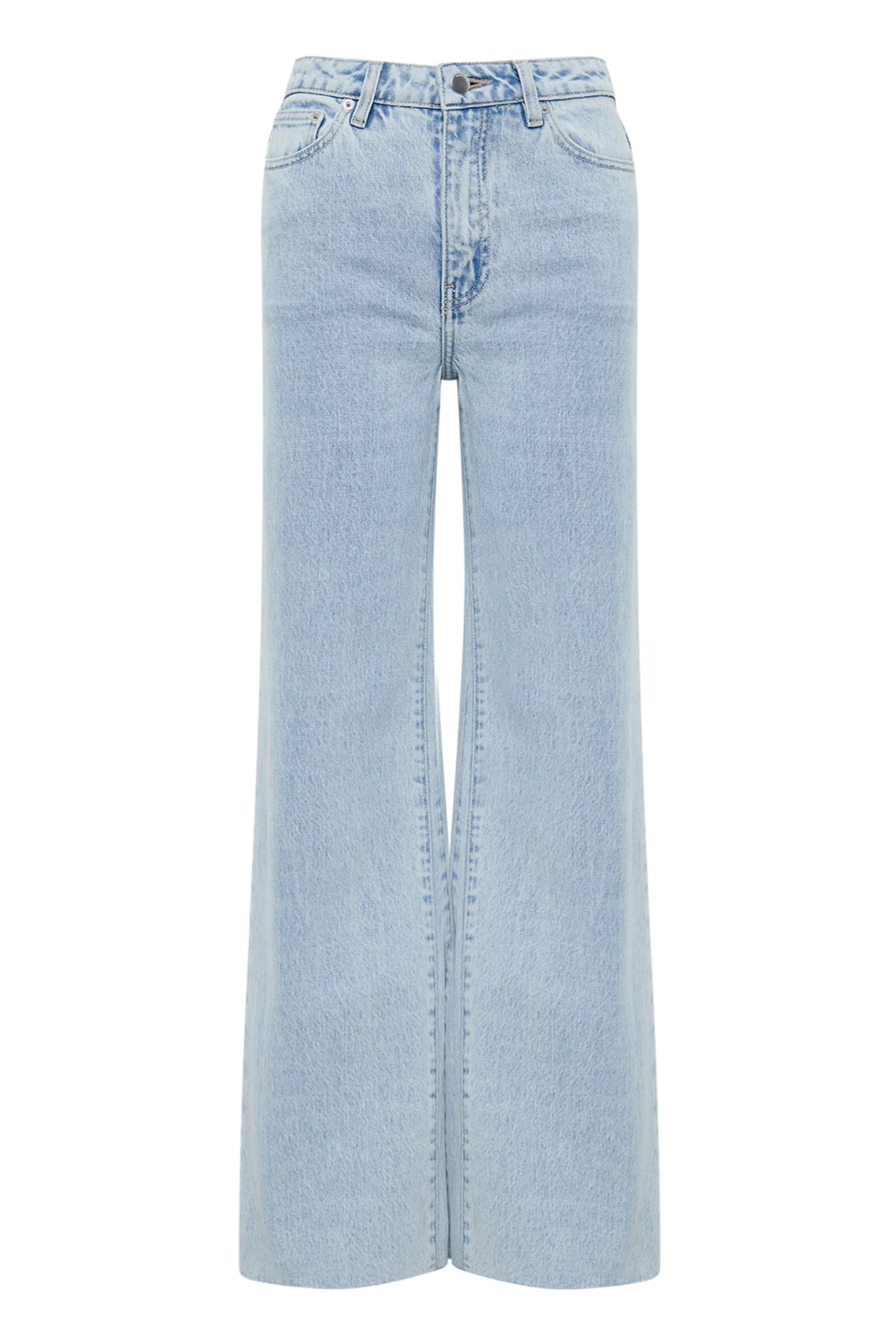 Nude Lucy | Cali Stretch Wide Leg Jean - Sky Blue