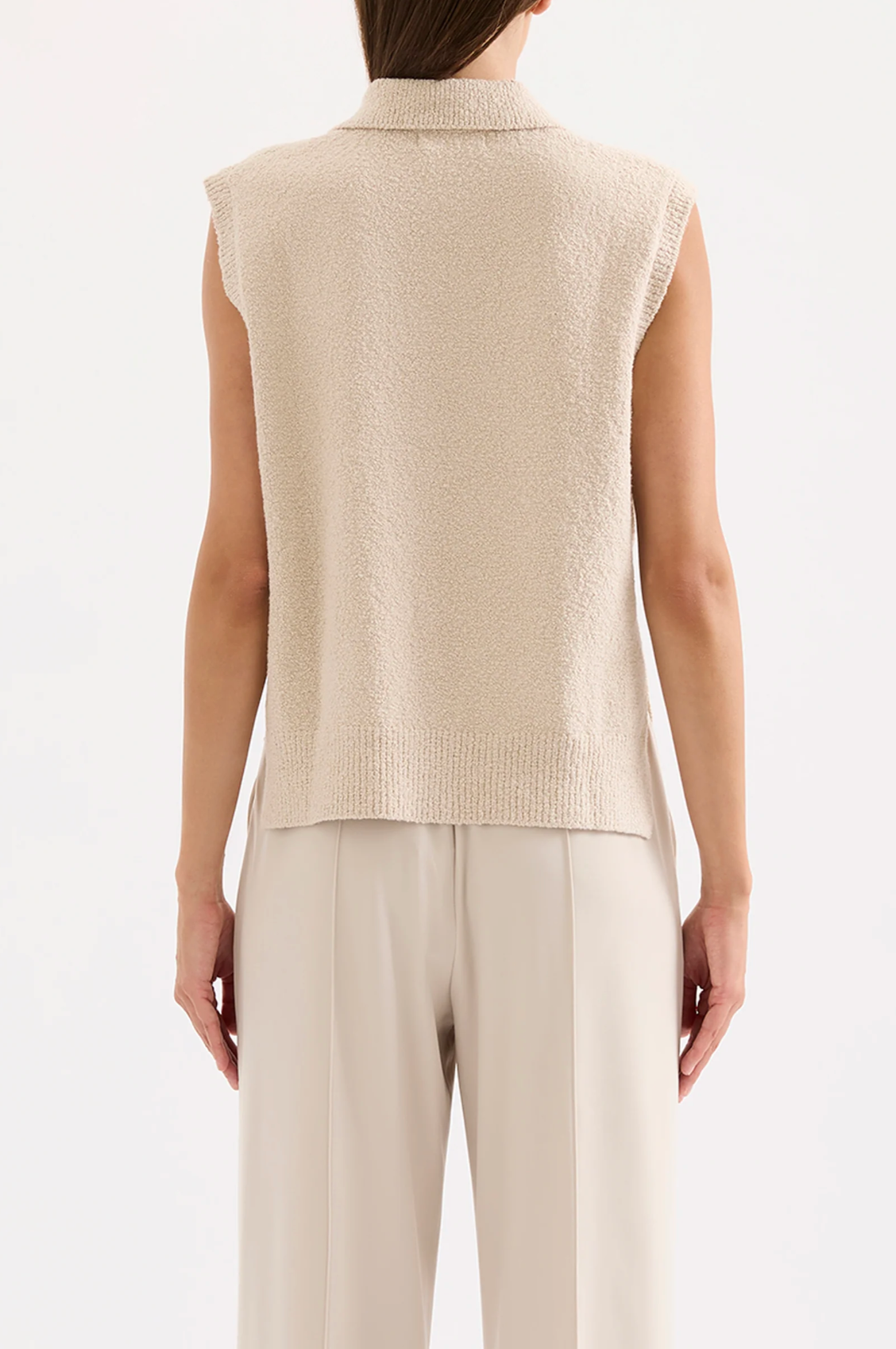 Nude Lucy | Ordell Knit Vest - Buff