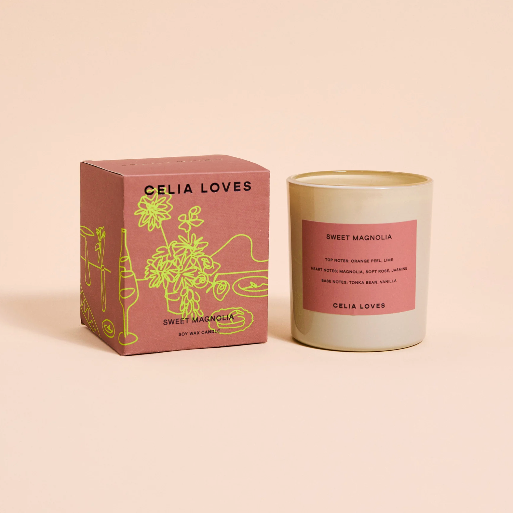 Celia Loves | Sweet Magnolia Candle 395gms