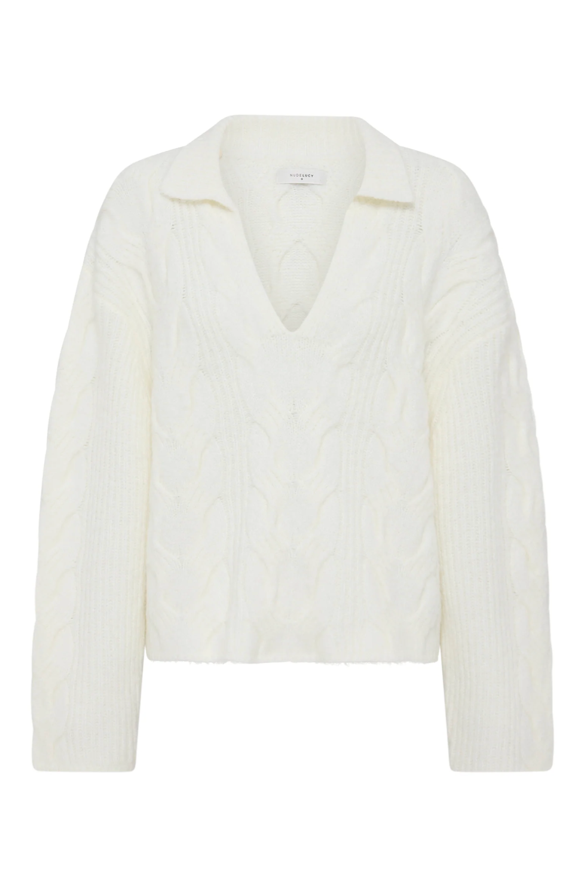 Nude Lucy | Anise Cable Knit - Salt