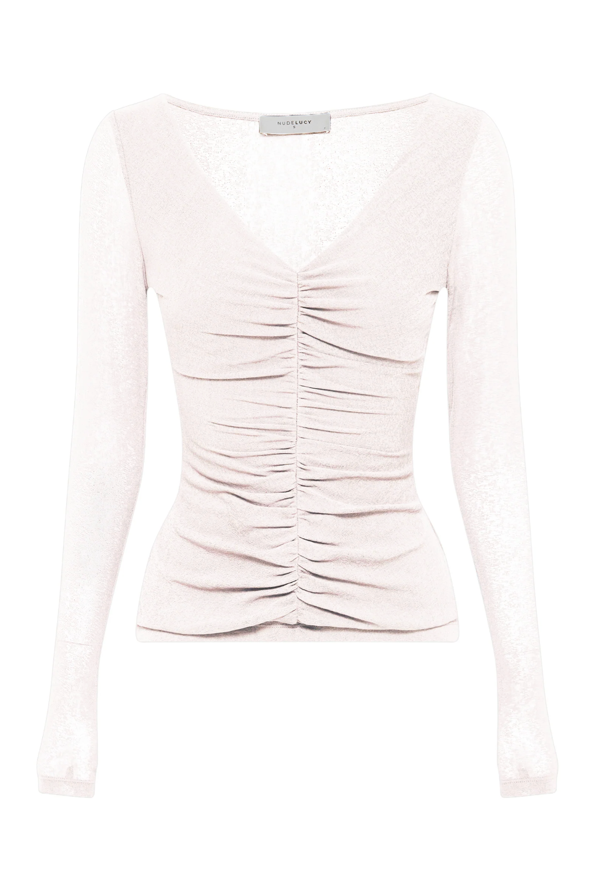Nude Lucy | Gigi Mesh Top - Salt