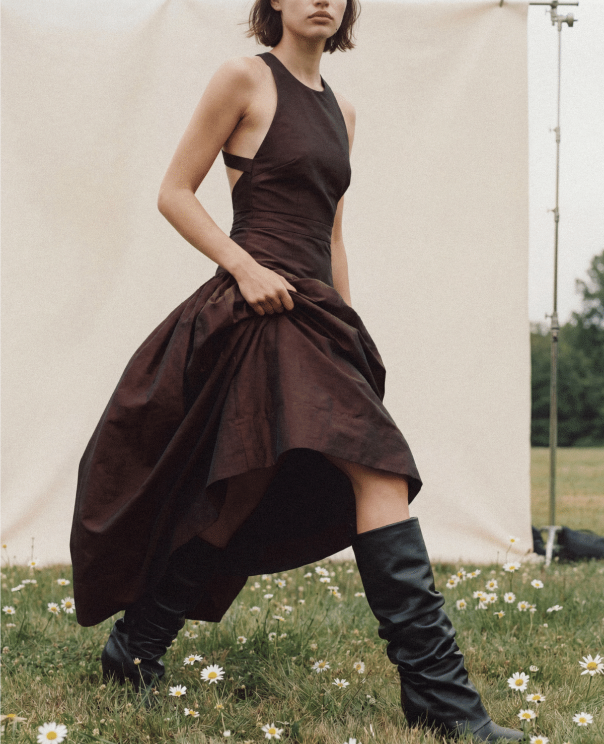 Hansen & Gretel | Iris Taffeta Gown - Choc
