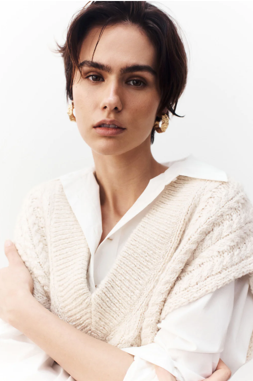 Shona Joy Knitwear Siqueira Relaxed Vest