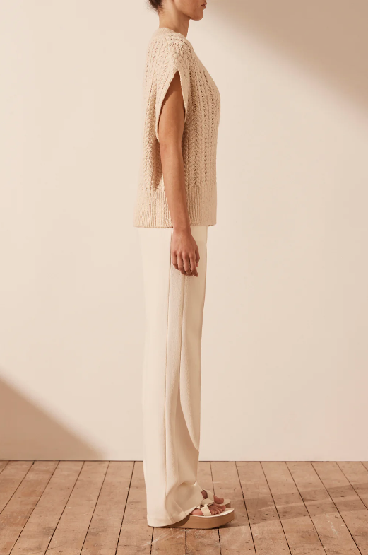 Shona Joy Knitwear Siqueira Relaxed Vest
