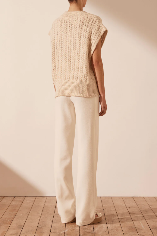 Shona Joy Knitwear Siqueira Relaxed Vest