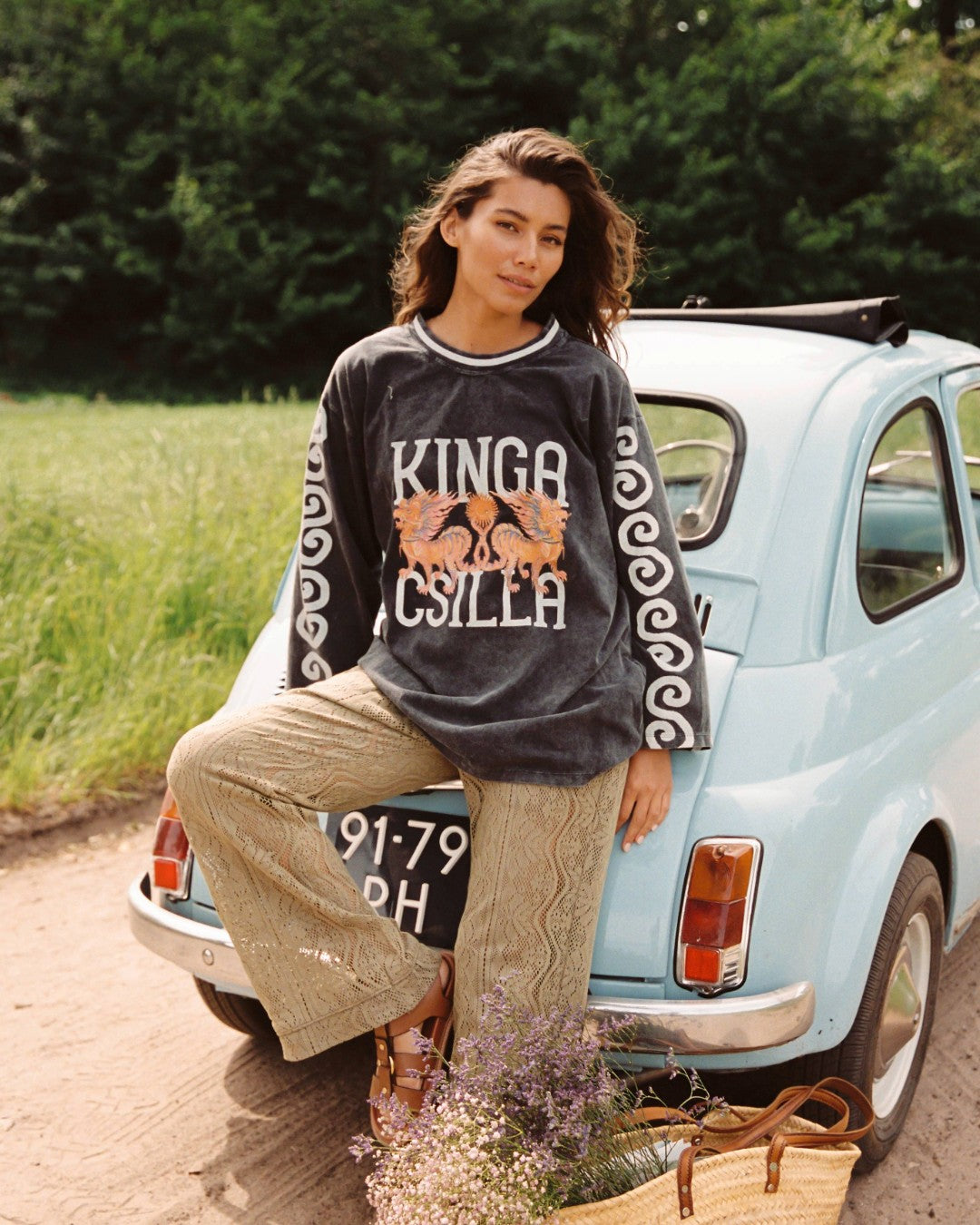 Kinga Csilla | Deserted Dragon Tommy Tee - Black