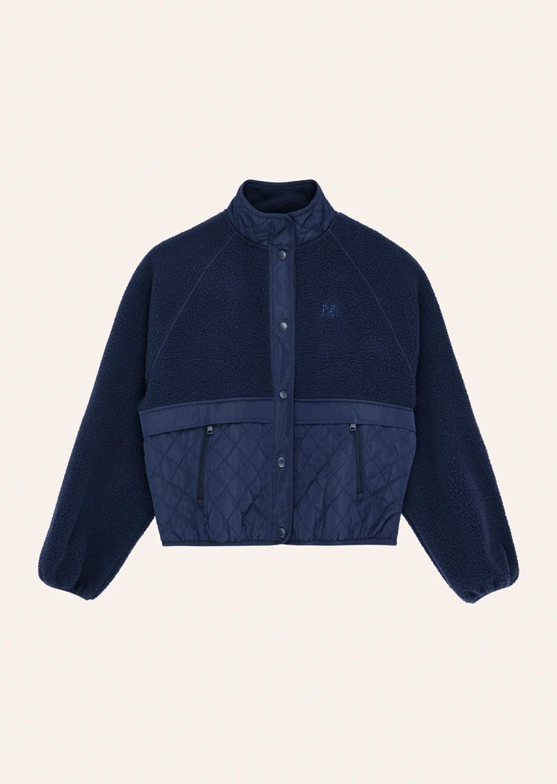 PE Nation | Technique Quilt Jacket - Dark Navy