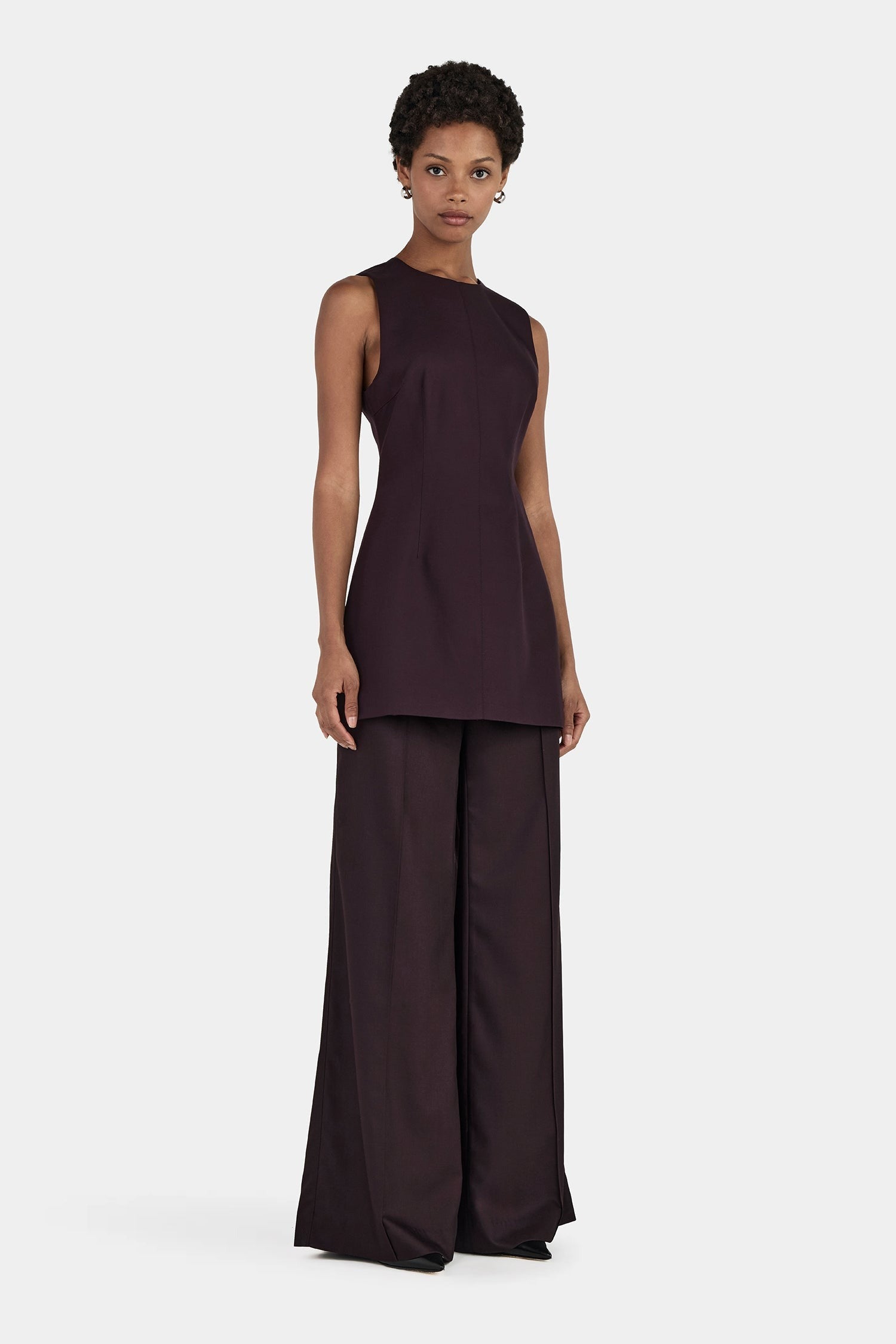Hansen & Gretel | Trellis Tunic Plum