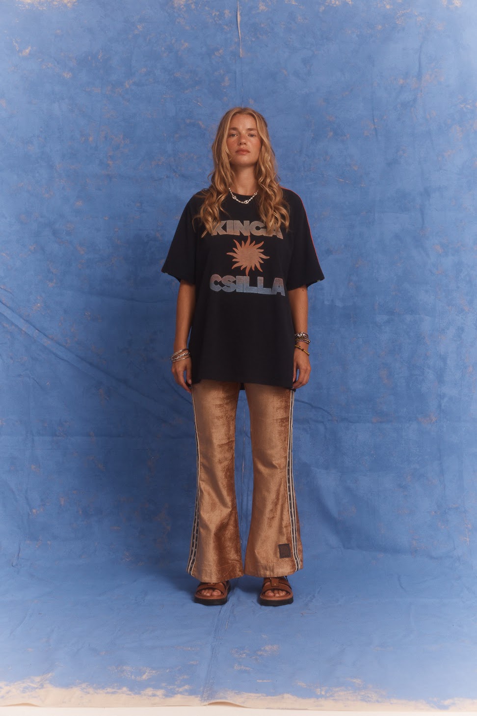 Kinga Csilla | Twilight Velvet Flare Pant