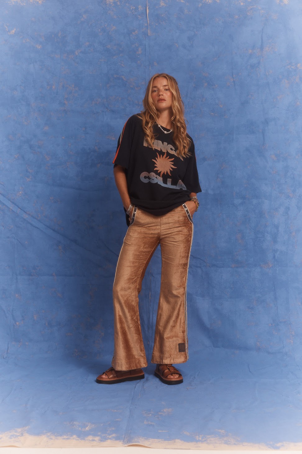 Kinga Csilla | Twilight Velvet Flare Pant