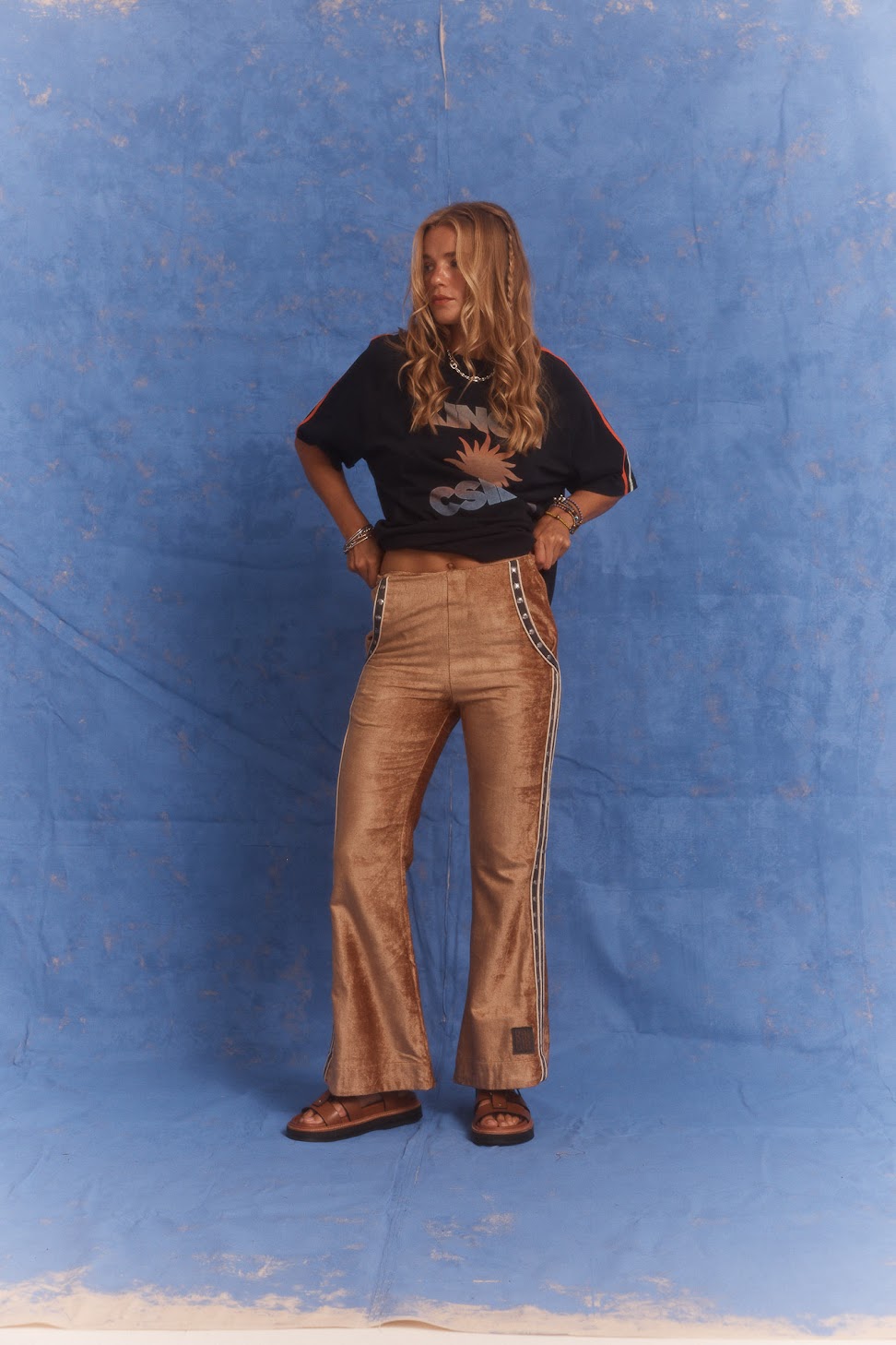 Kinga Csilla | Twilight Velvet Flare Pant