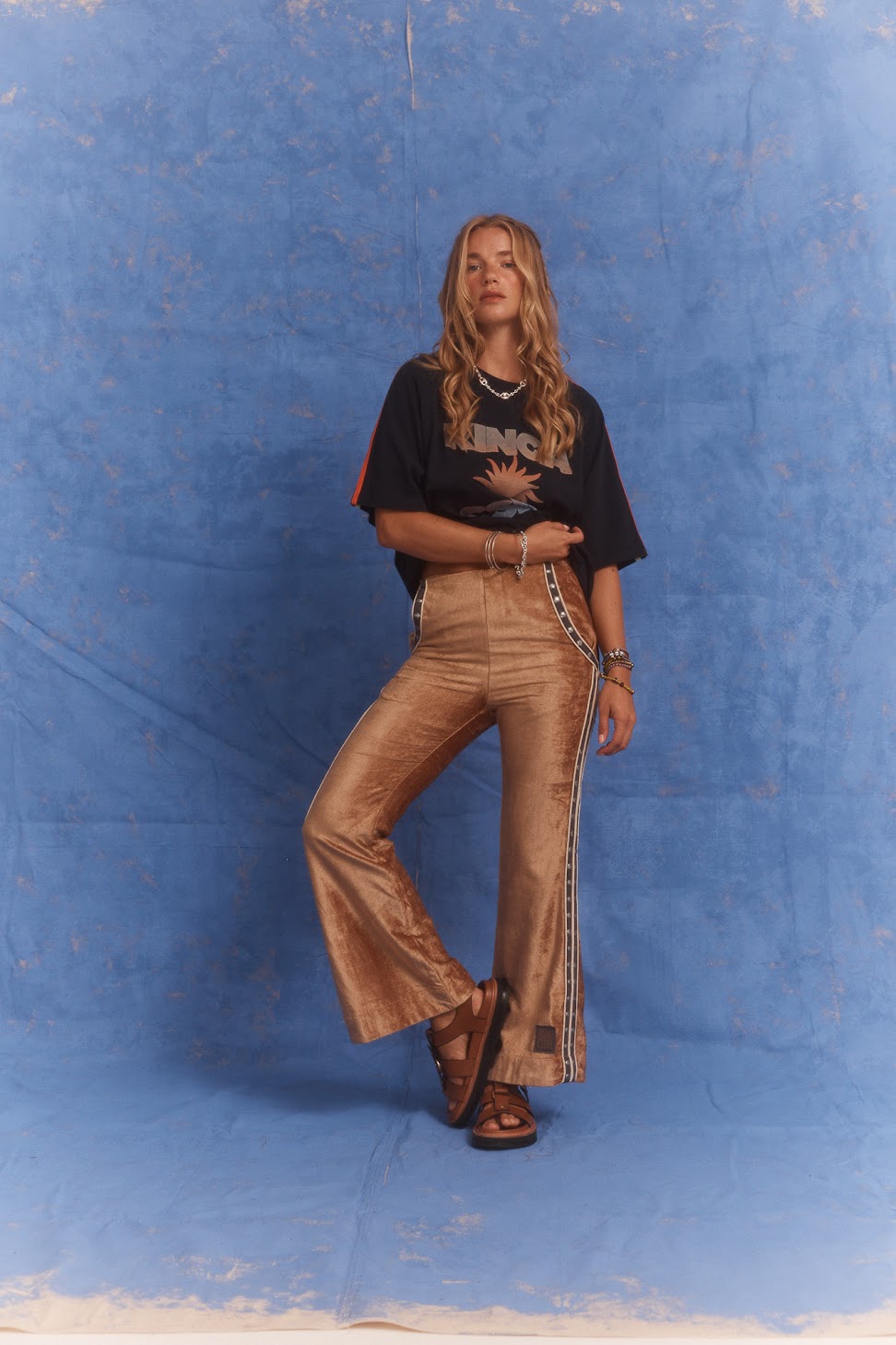 Kinga Csilla | Twilight Velvet Flare Pant